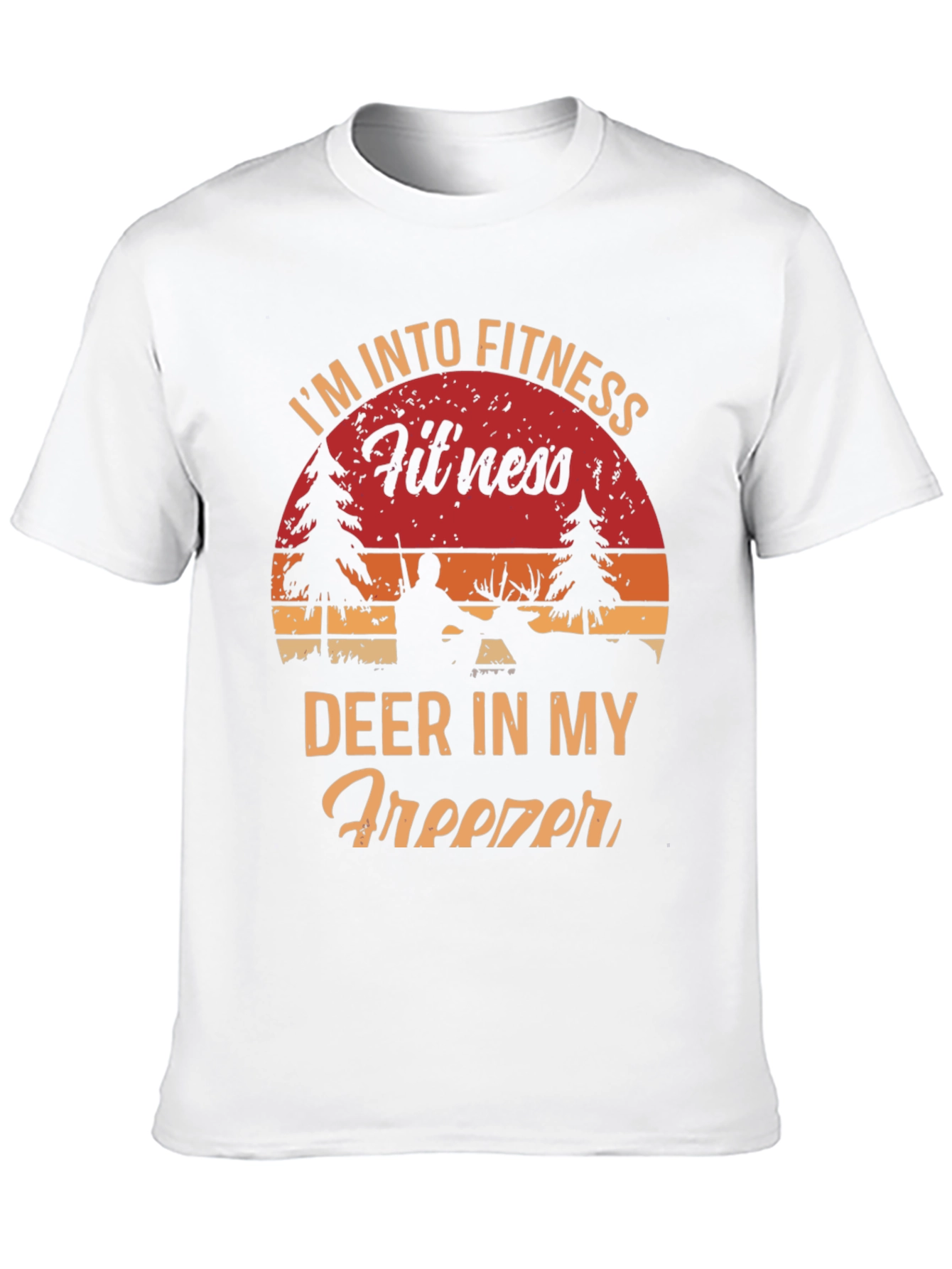 Funny Hunting T-Shirt: Fitness Deer Freezer Tee