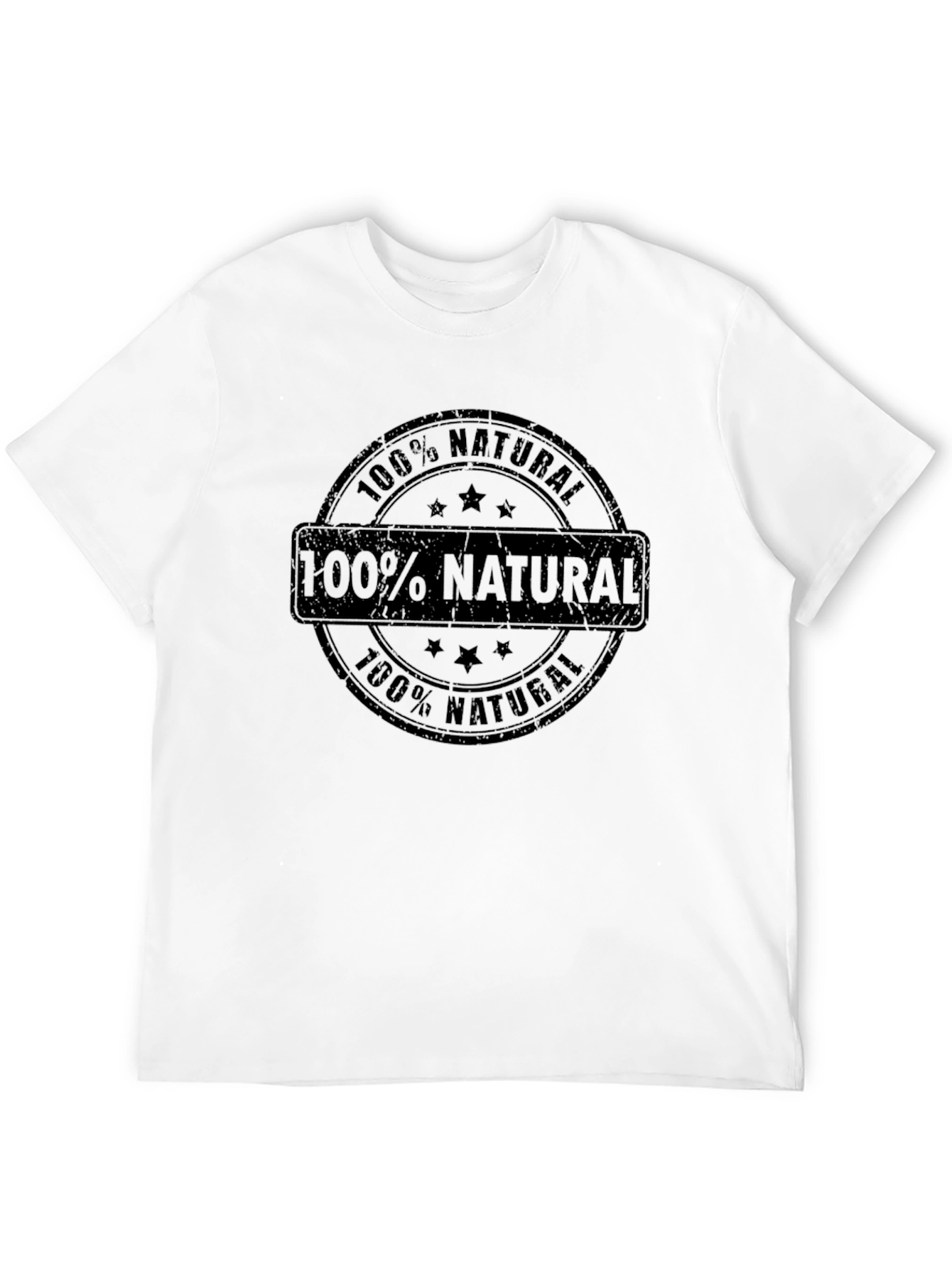 100% Natural Black T-Shirt
