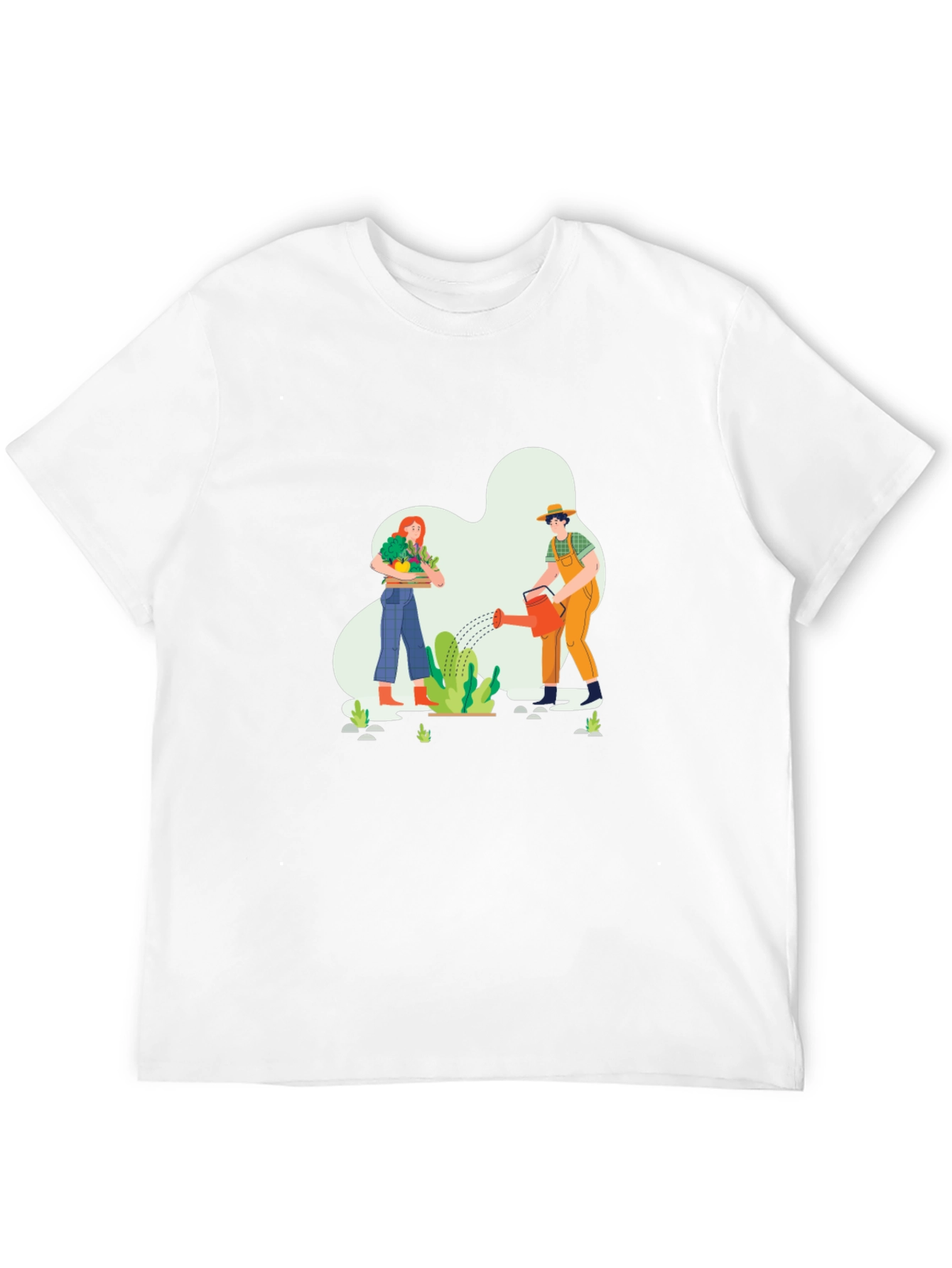 Gardener Graphic Tee - Black Cotton T-Shirt