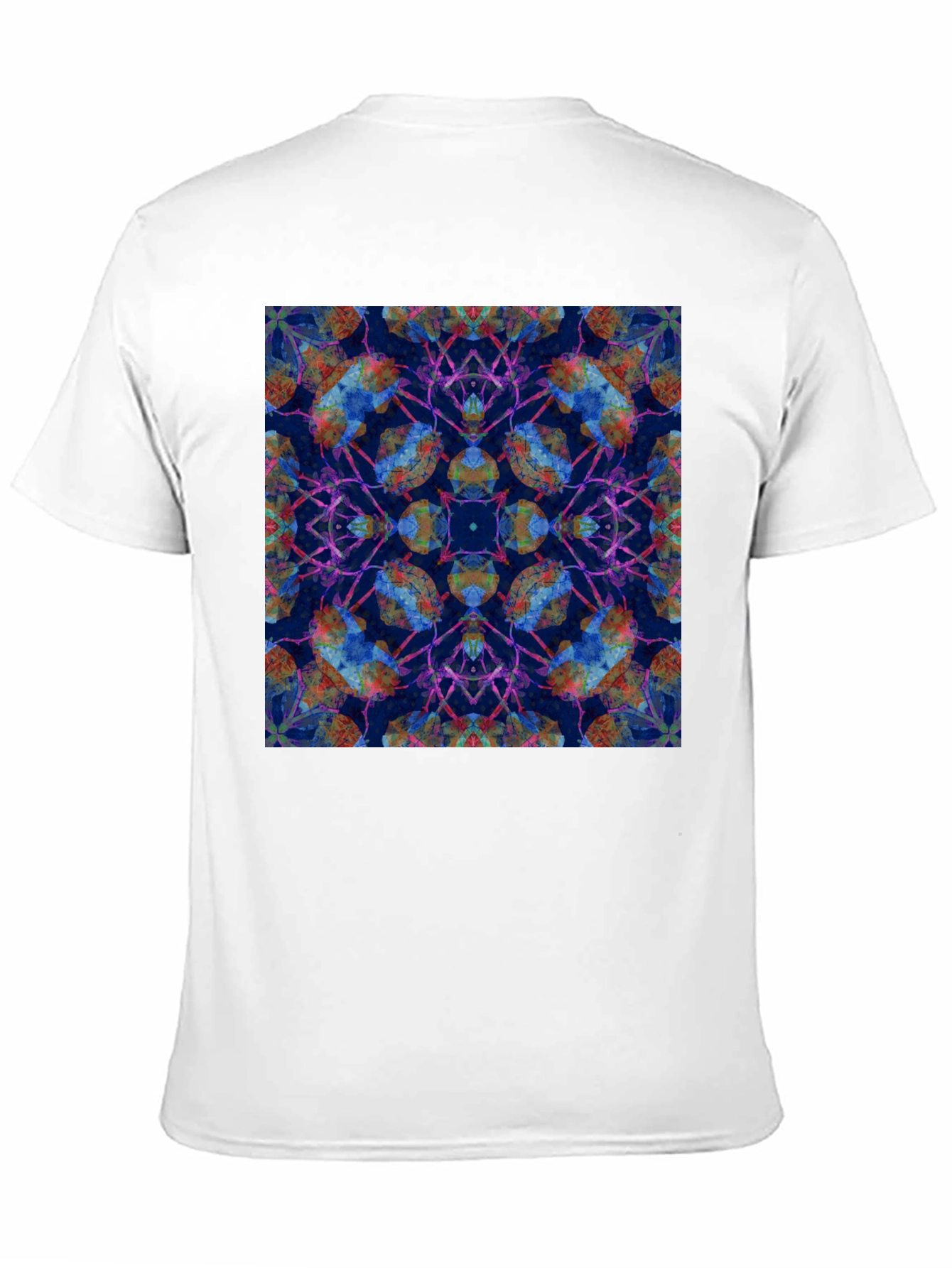 Kaleidoscope Print Black T-Shirt