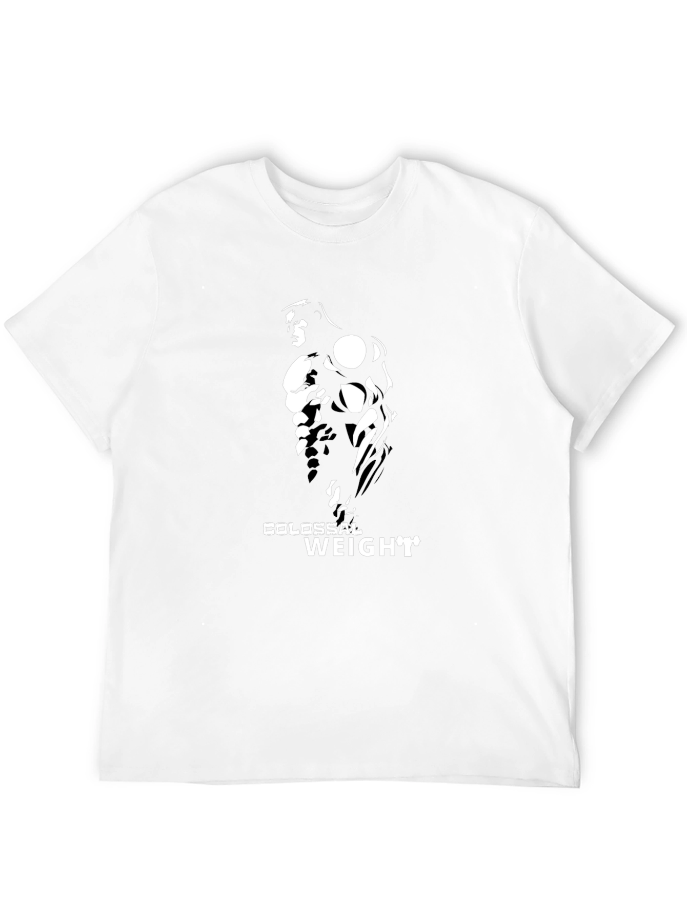 Colossal Weight Black Graphic T-Shirt - Bodybuilding