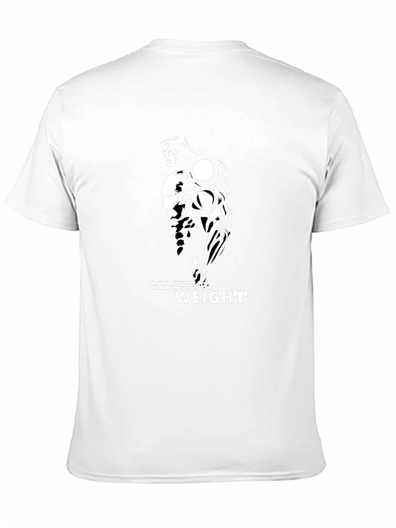 Colossal Weight Black Graphic T-Shirt - Bodybuilding