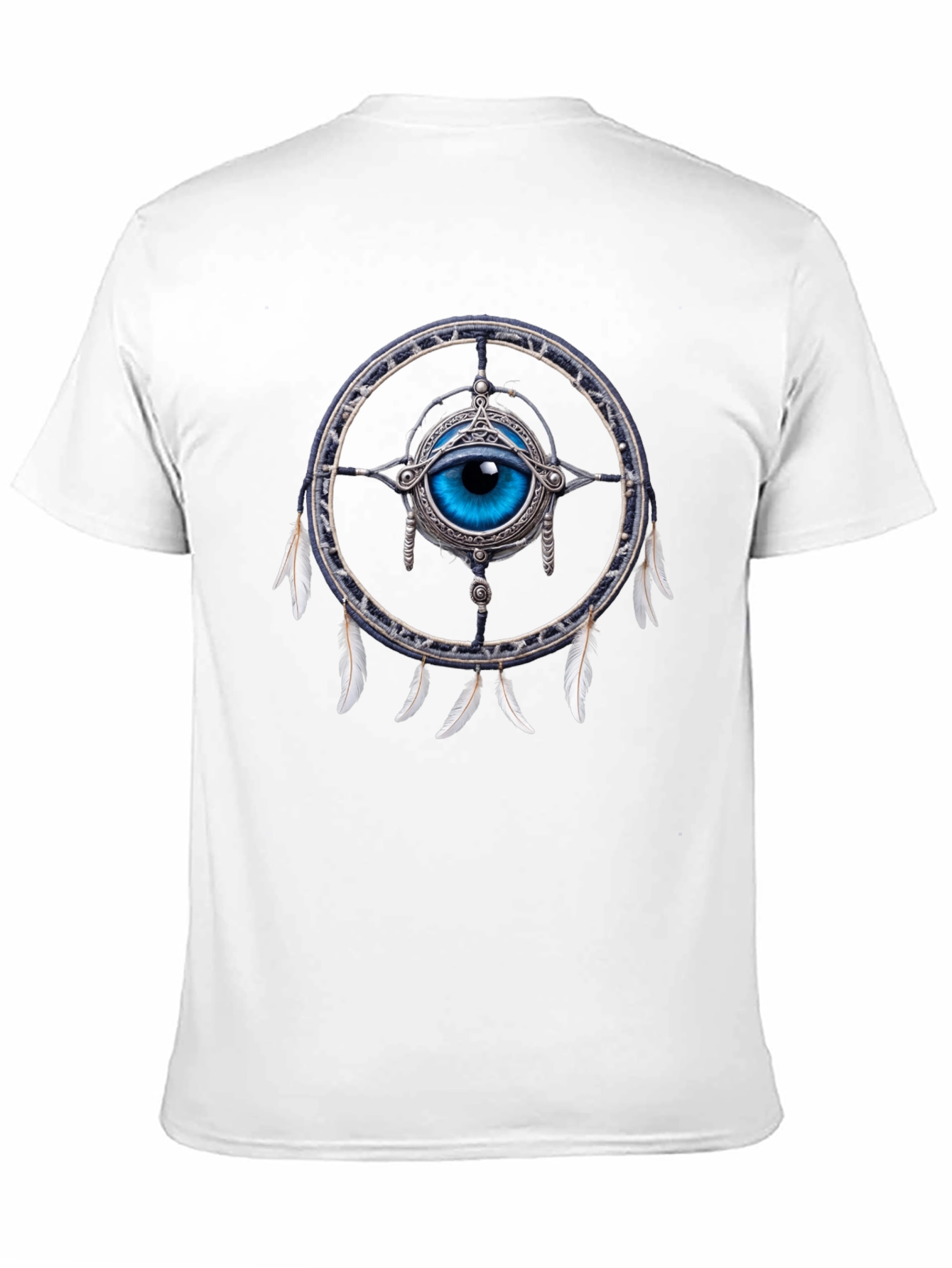 Eye Dreamcatcher Graphic T-Shirt - Mystical Design