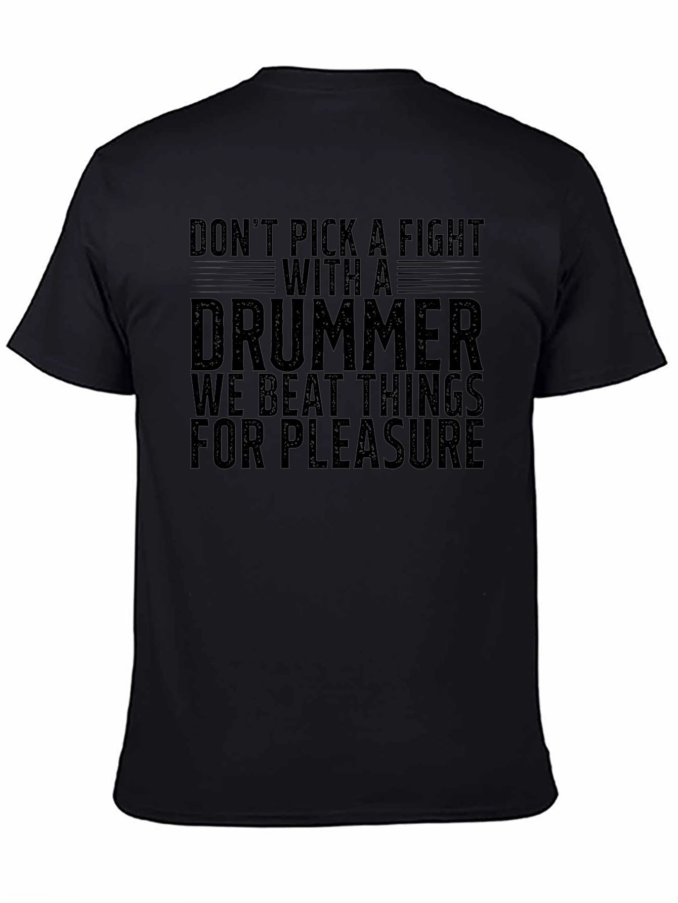 Drummer Warning T-Shirt - Beat Things For Pleasure!