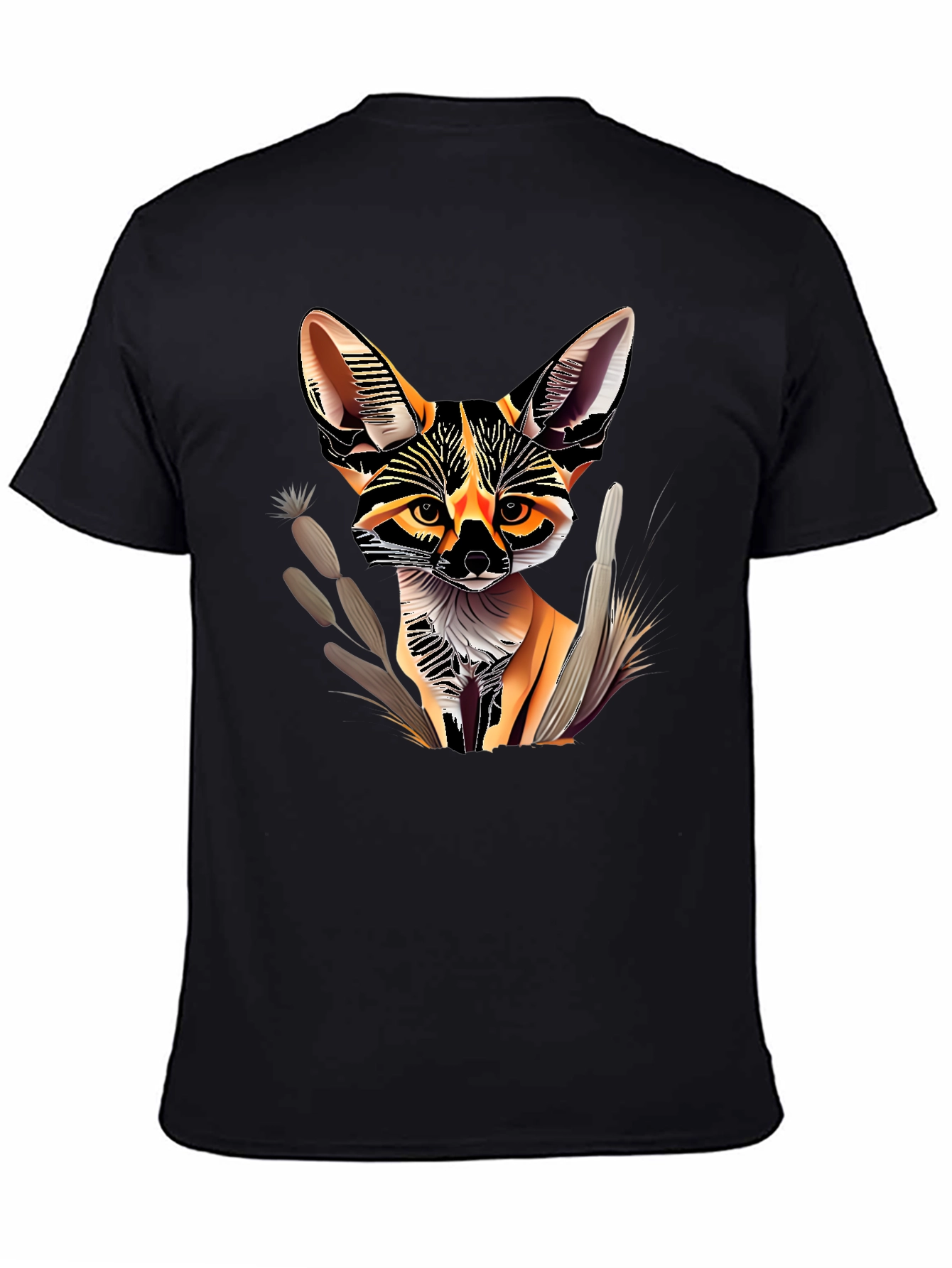 Fennec Fox Graphic T-Shirt - Stylish Animal Print Tee