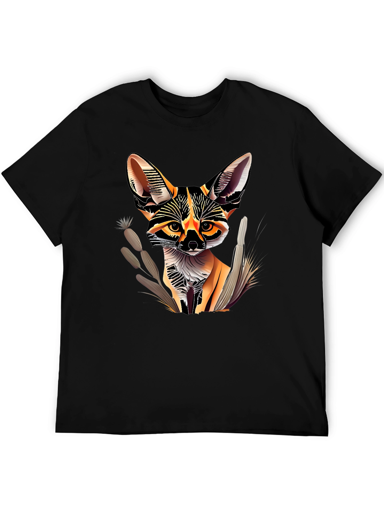 Fennec Fox Graphic T-Shirt - Stylish Animal Print Tee