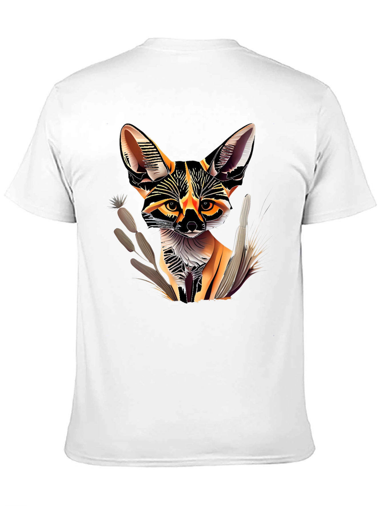Fennec Fox Graphic T-Shirt - Stylish Animal Print Tee