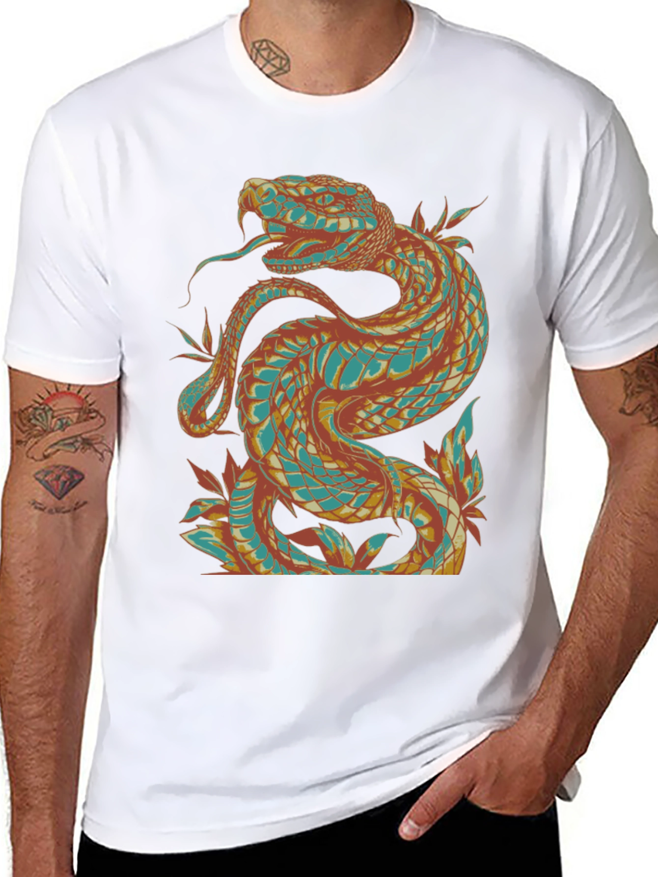 Snake Graphic Tee - Cool & Unique Design