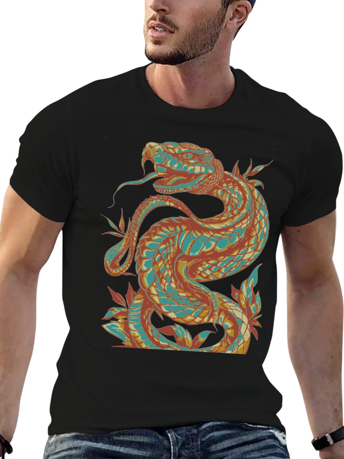 Snake Graphic Tee - Cool & Unique Design