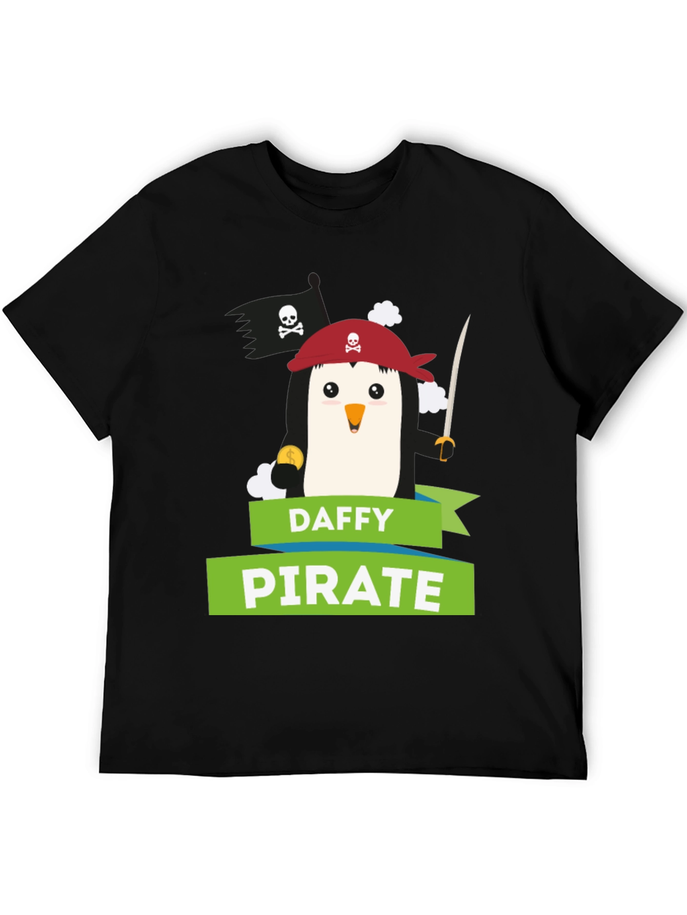 Daffy Pirate T-Shirt - Unique Graphic Tee