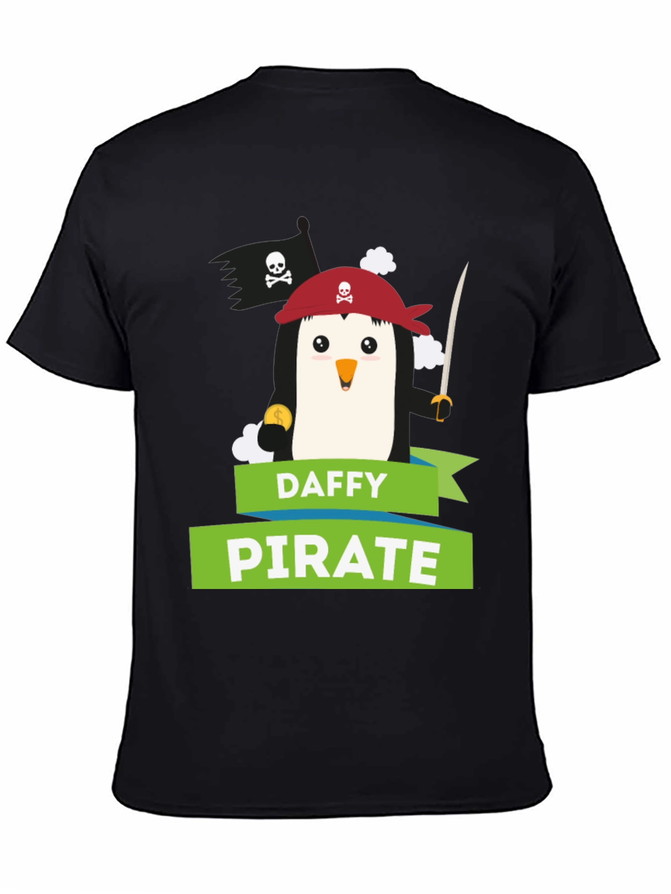 Daffy Pirate T-Shirt - Unique Graphic Tee