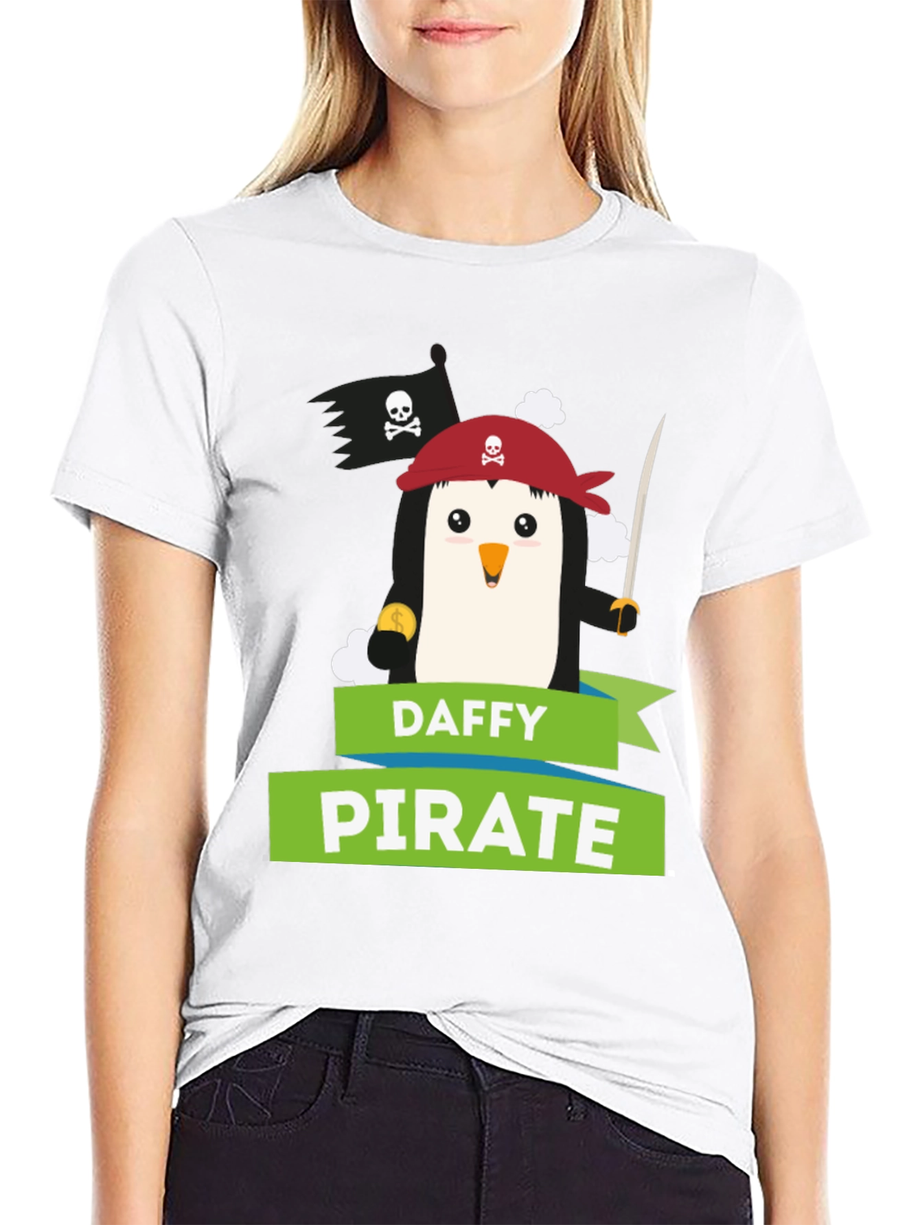 Daffy Pirate T-Shirt - Unique Graphic Tee