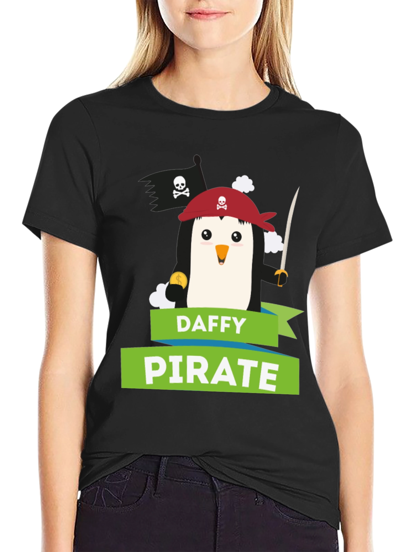 Daffy Pirate T-Shirt - Unique Graphic Tee