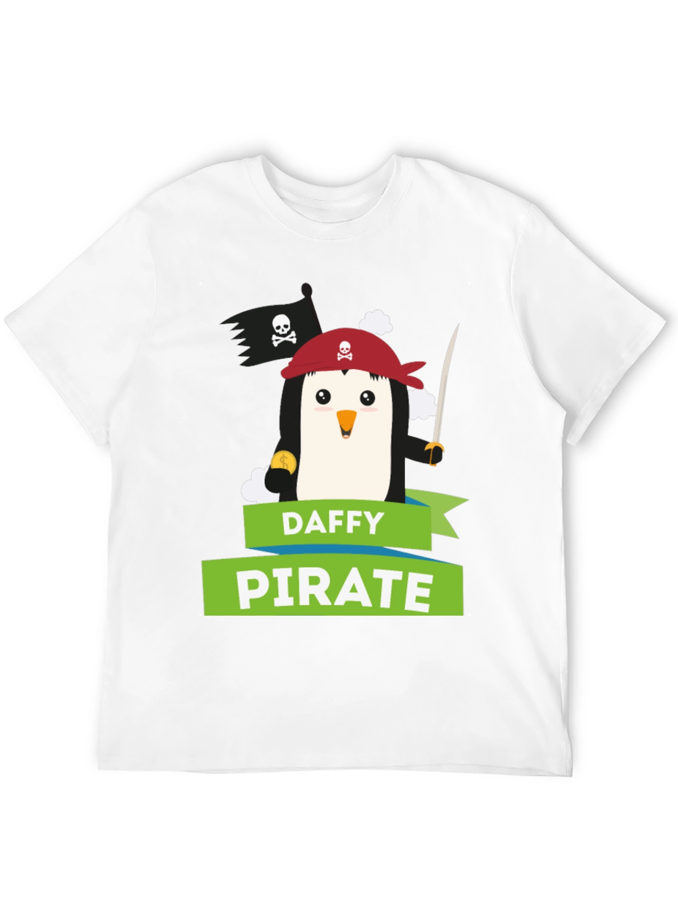 Daffy Pirate T-Shirt - Unique Graphic Tee