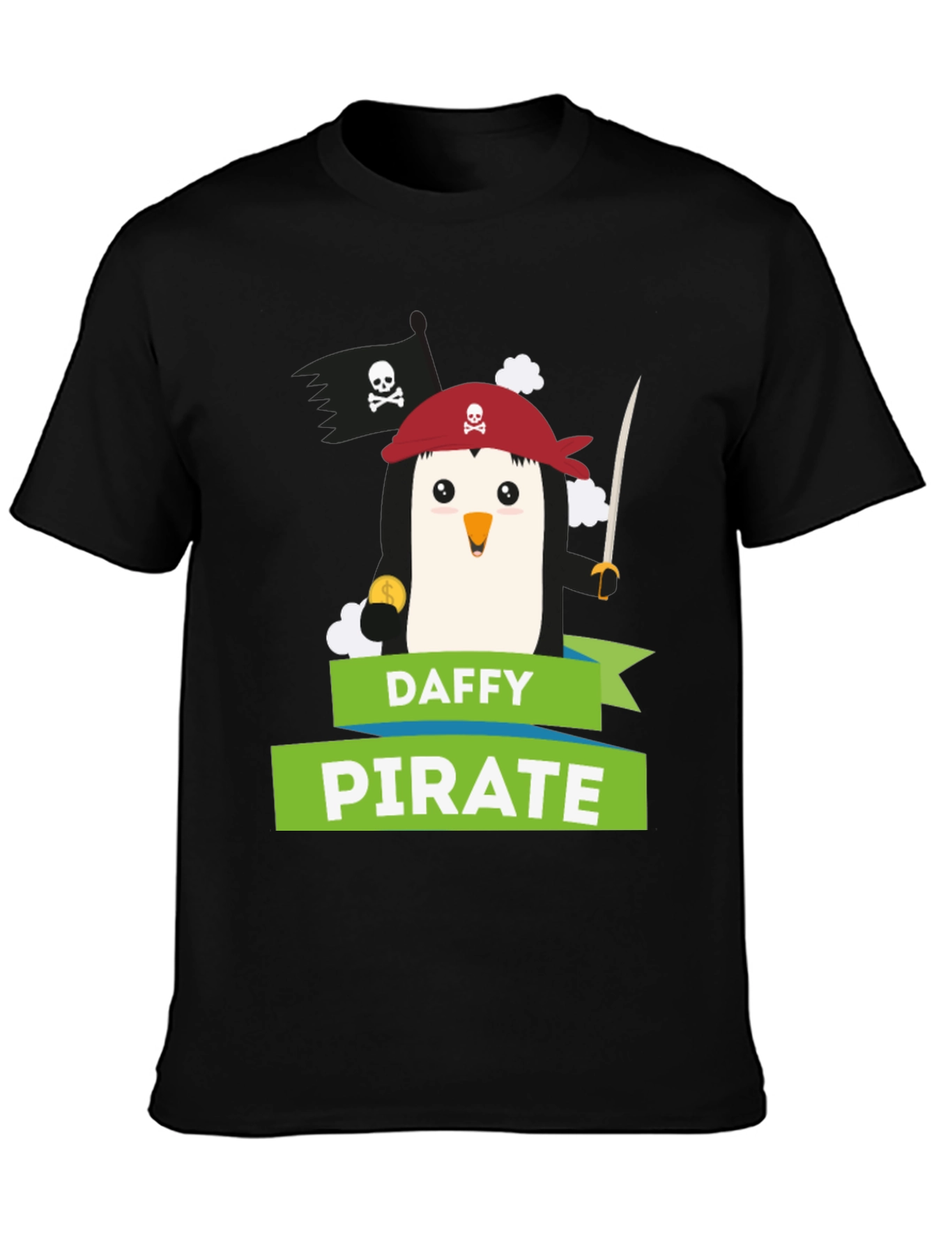 Daffy Pirate T-Shirt - Unique Graphic Tee