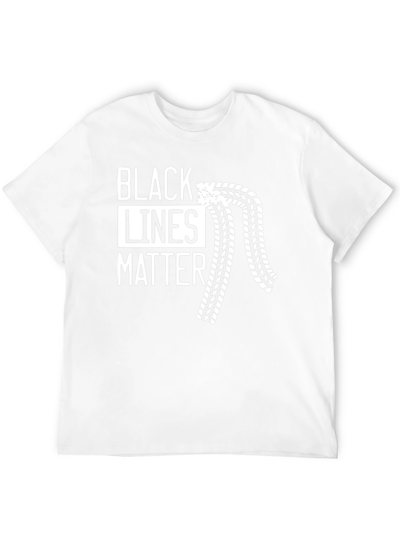 Black Lines Matter T-Shirt - Racing Car Enthusiast Tee