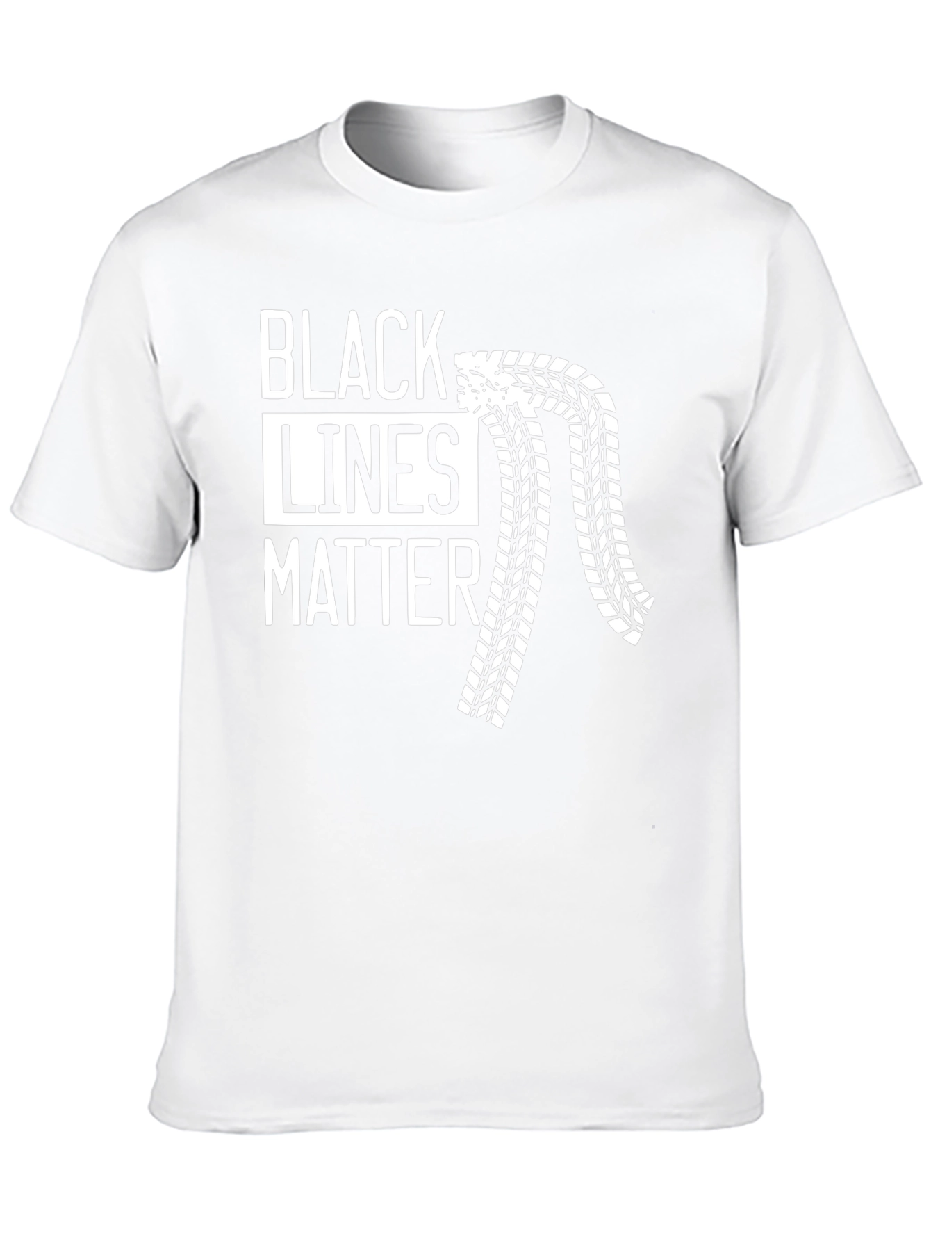 Black Lines Matter T-Shirt - Racing Car Enthusiast Tee