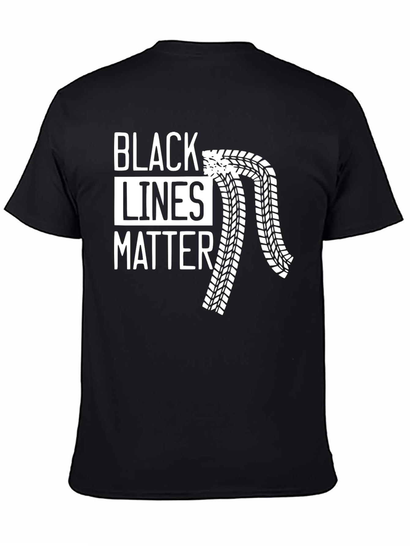 Black Lines Matter T-Shirt - Racing Car Enthusiast Tee