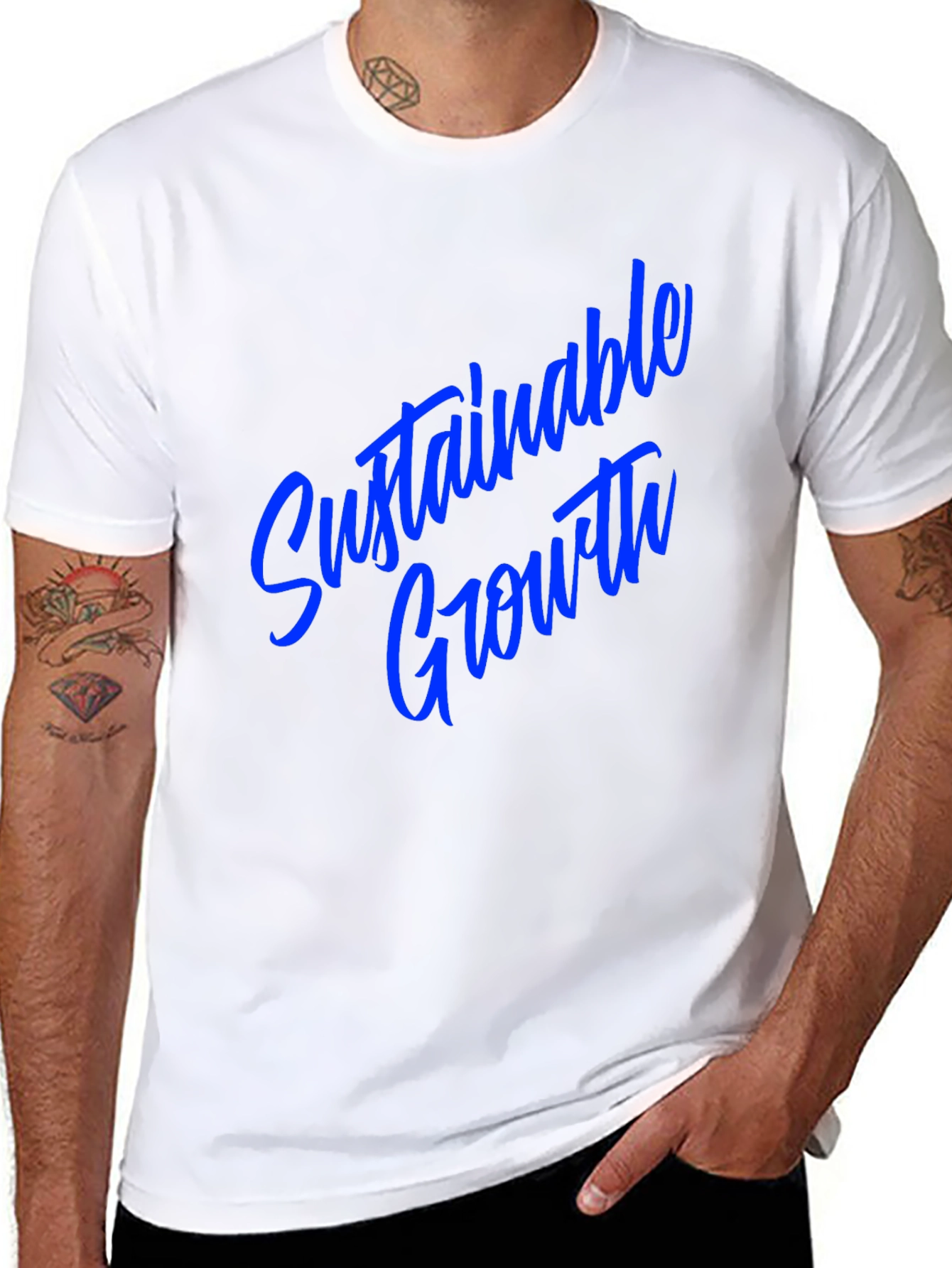 Sustainable Growth Black T-Shirt