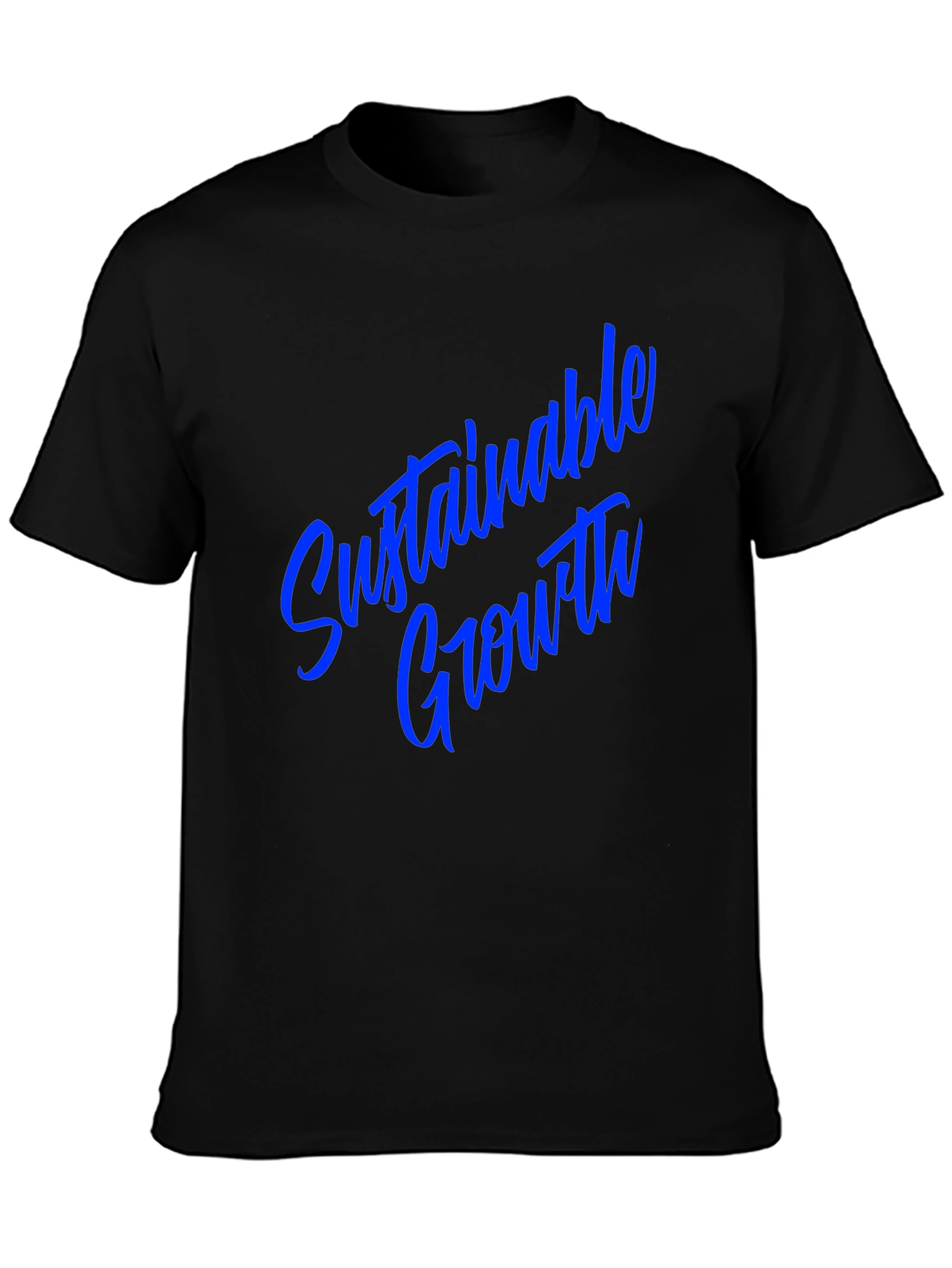 Sustainable Growth Black T-Shirt