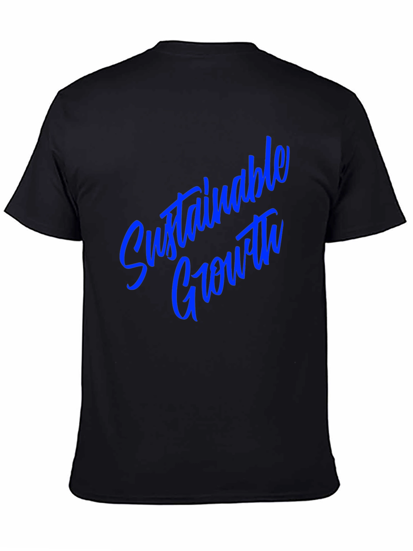 Sustainable Growth Black T-Shirt