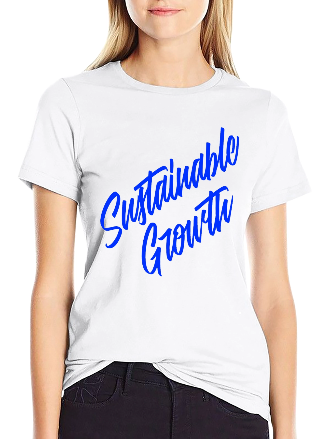Sustainable Growth Black T-Shirt