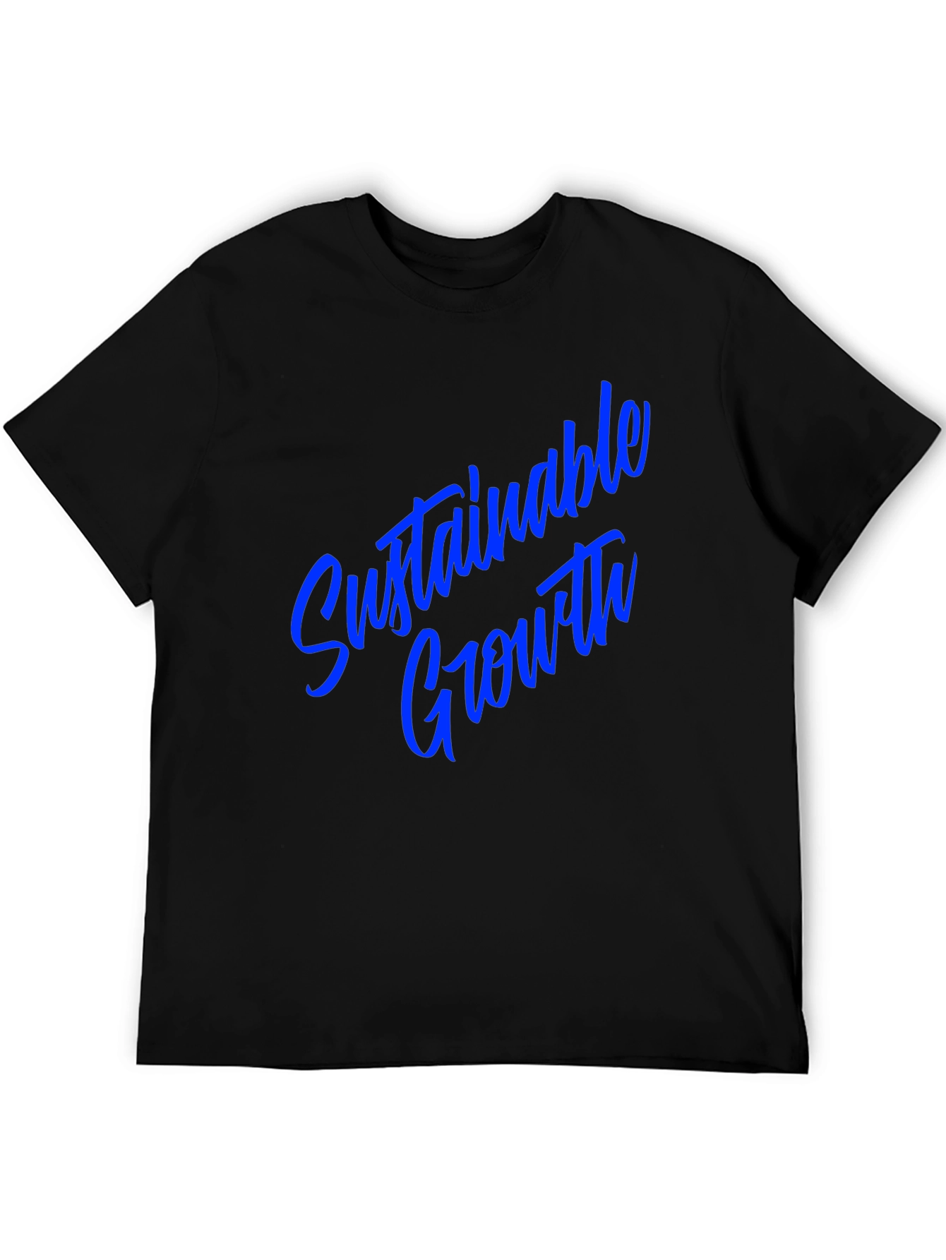 Sustainable Growth Black T-Shirt
