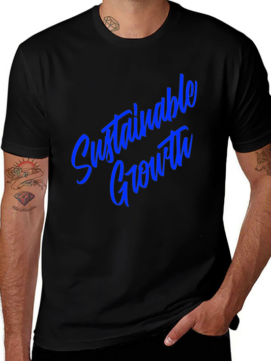 Sustainable Growth Black T-Shirt