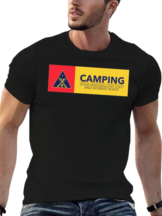 Camping Marshmallow Toast T-Shirt
