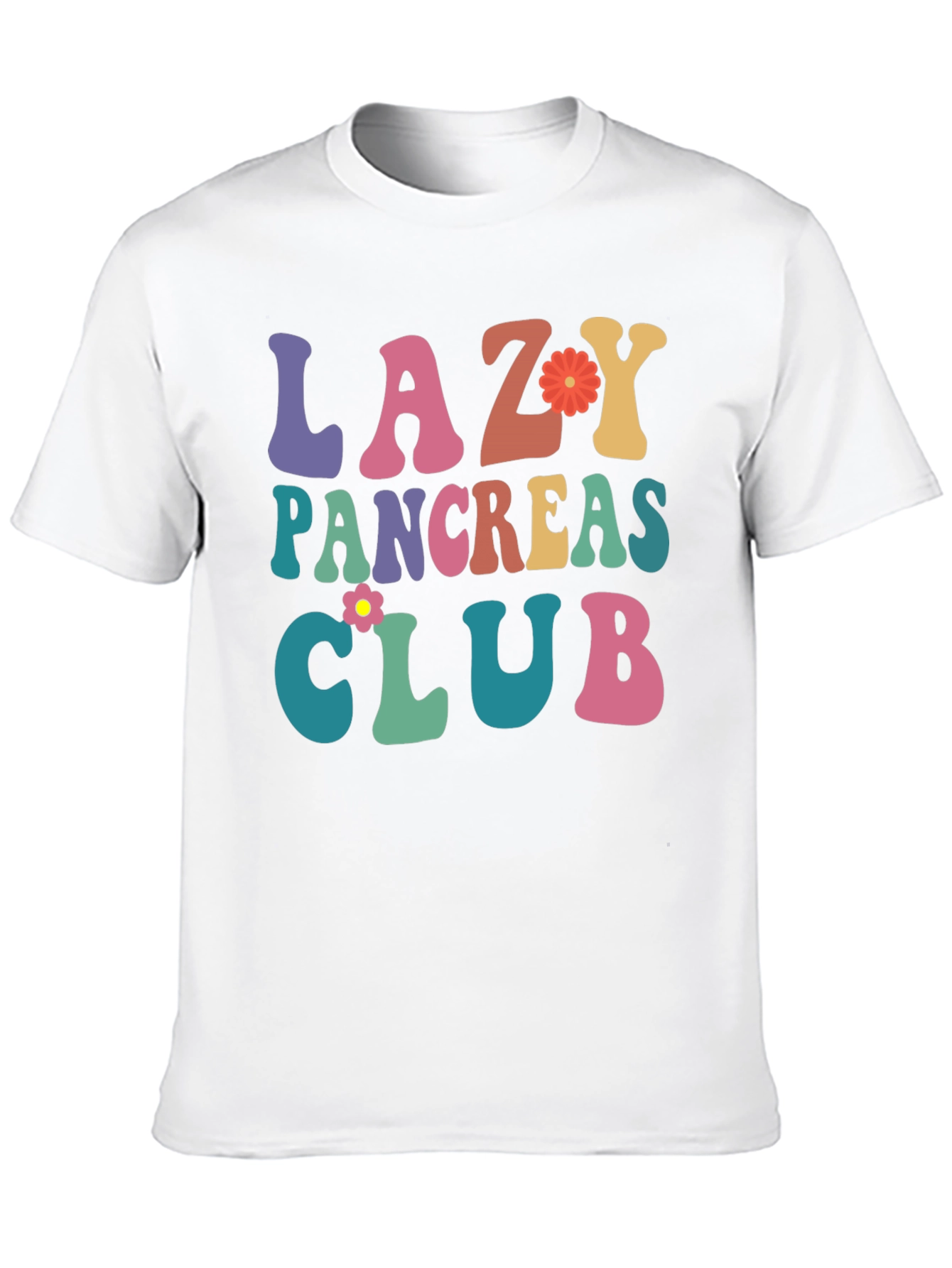 Lazy Pancreas Club Graphic T-Shirt
