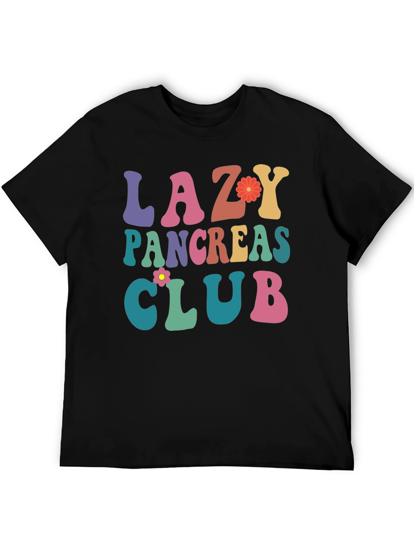 Lazy Pancreas Club Graphic T-Shirt