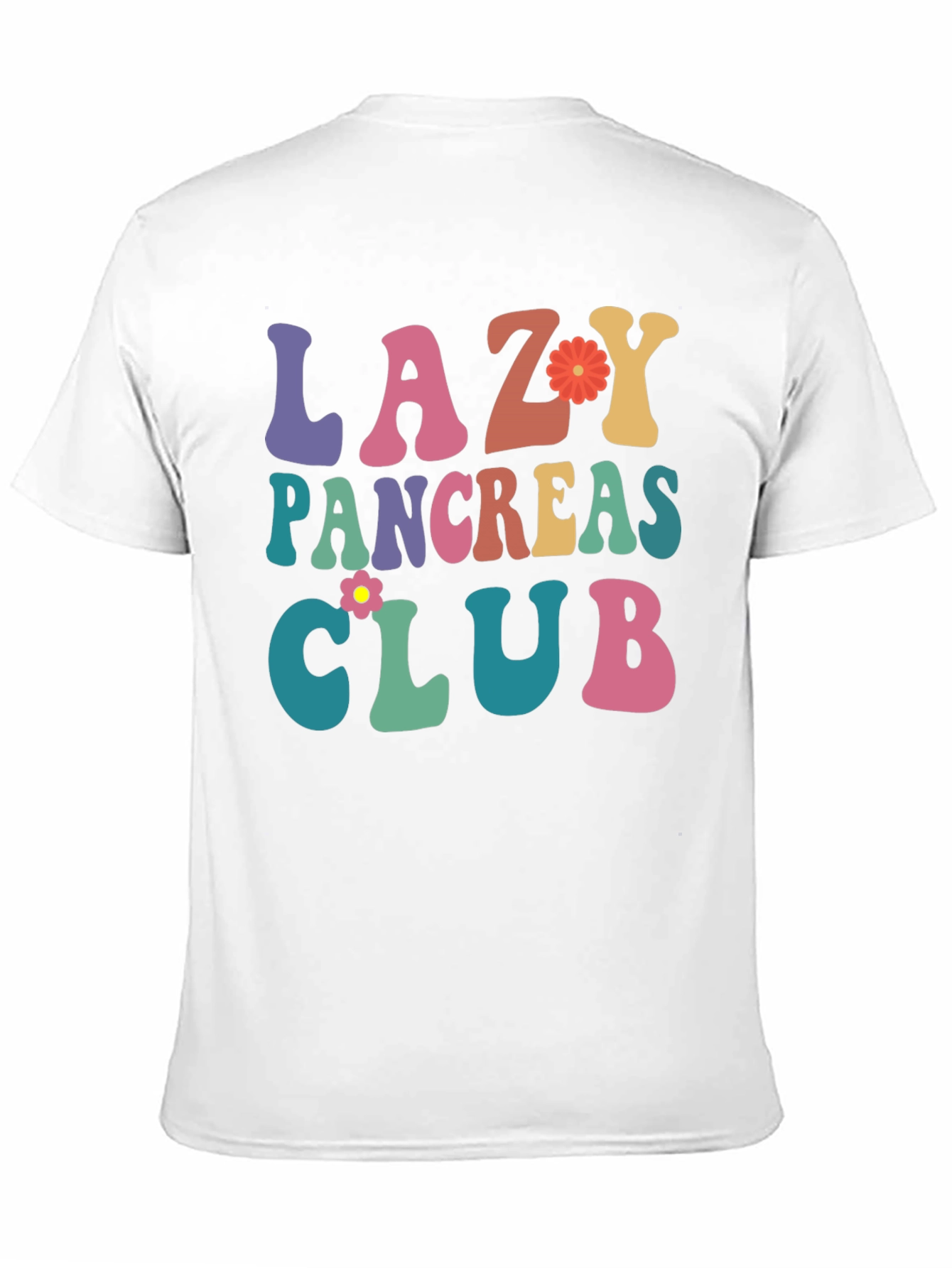 Lazy Pancreas Club Graphic T-Shirt