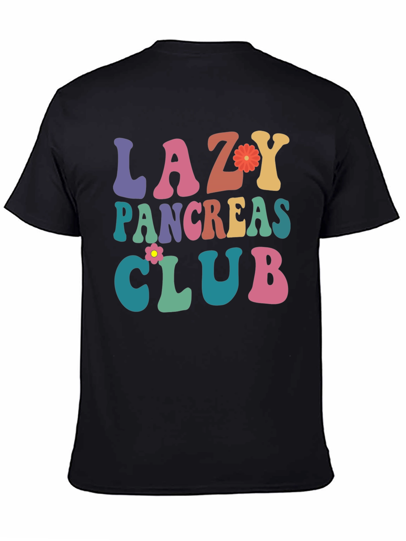 Lazy Pancreas Club Graphic T-Shirt