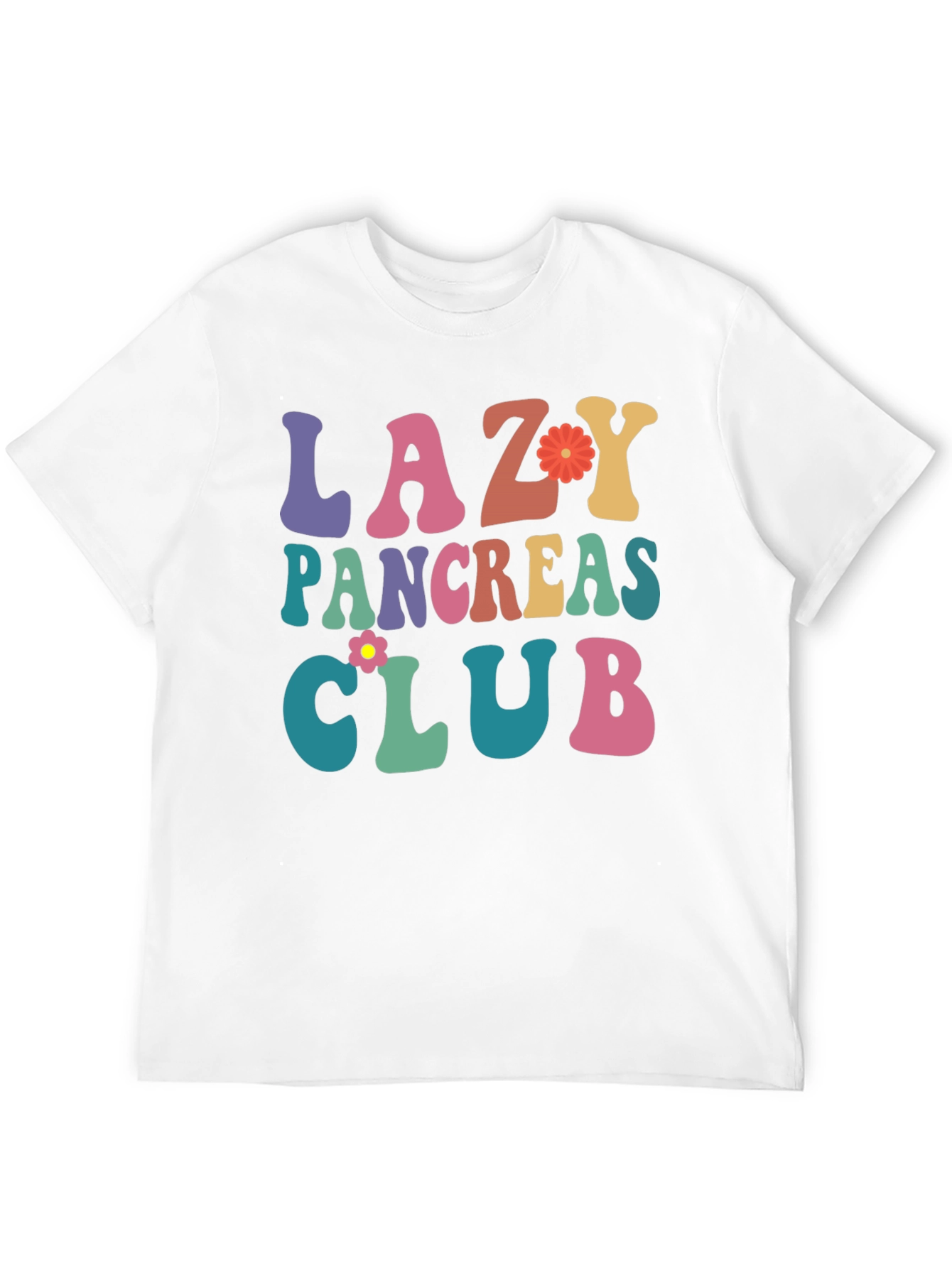 Lazy Pancreas Club Graphic T-Shirt