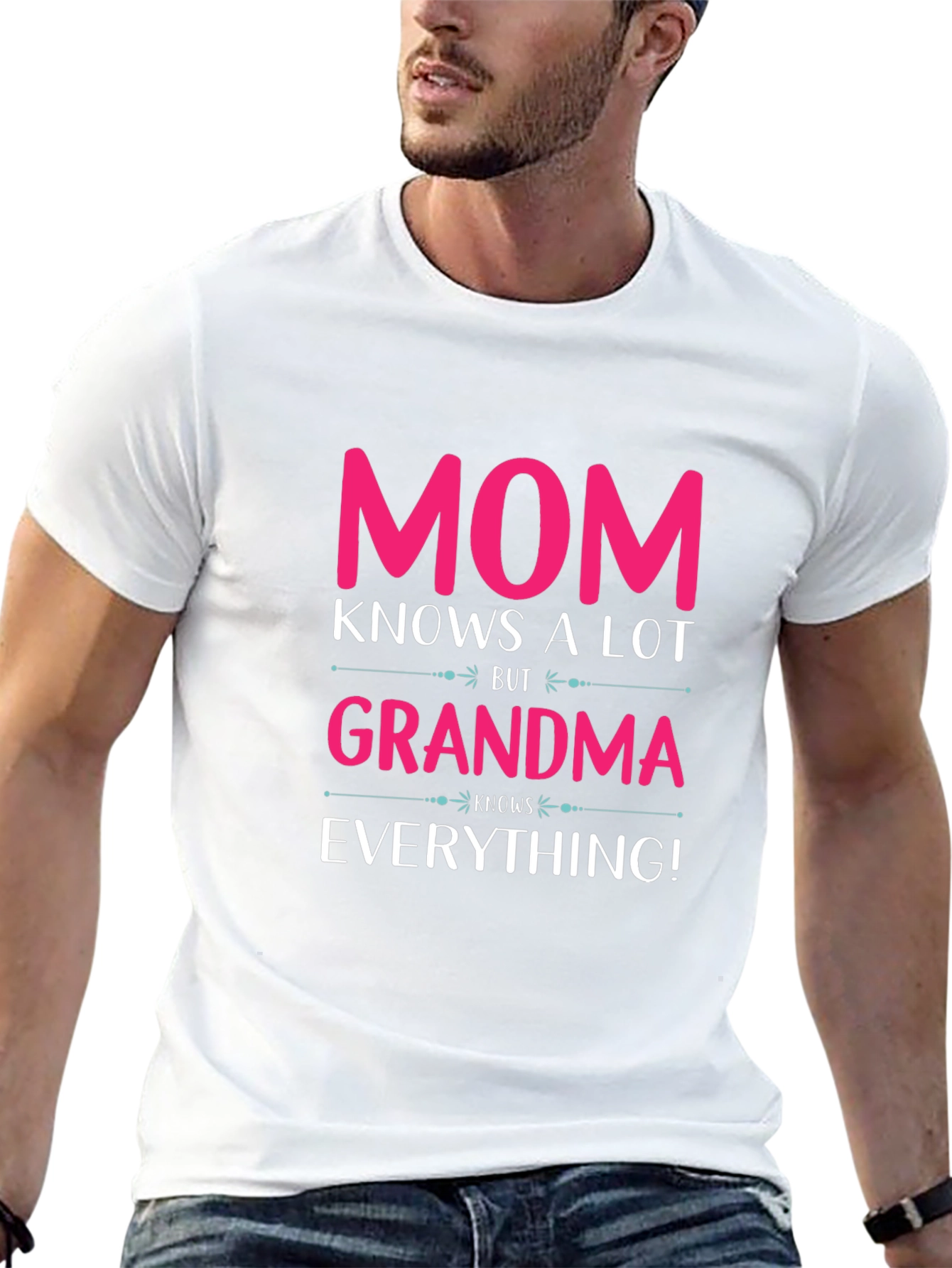 Mom Knows A Lot Grandma Everything T-Shirt