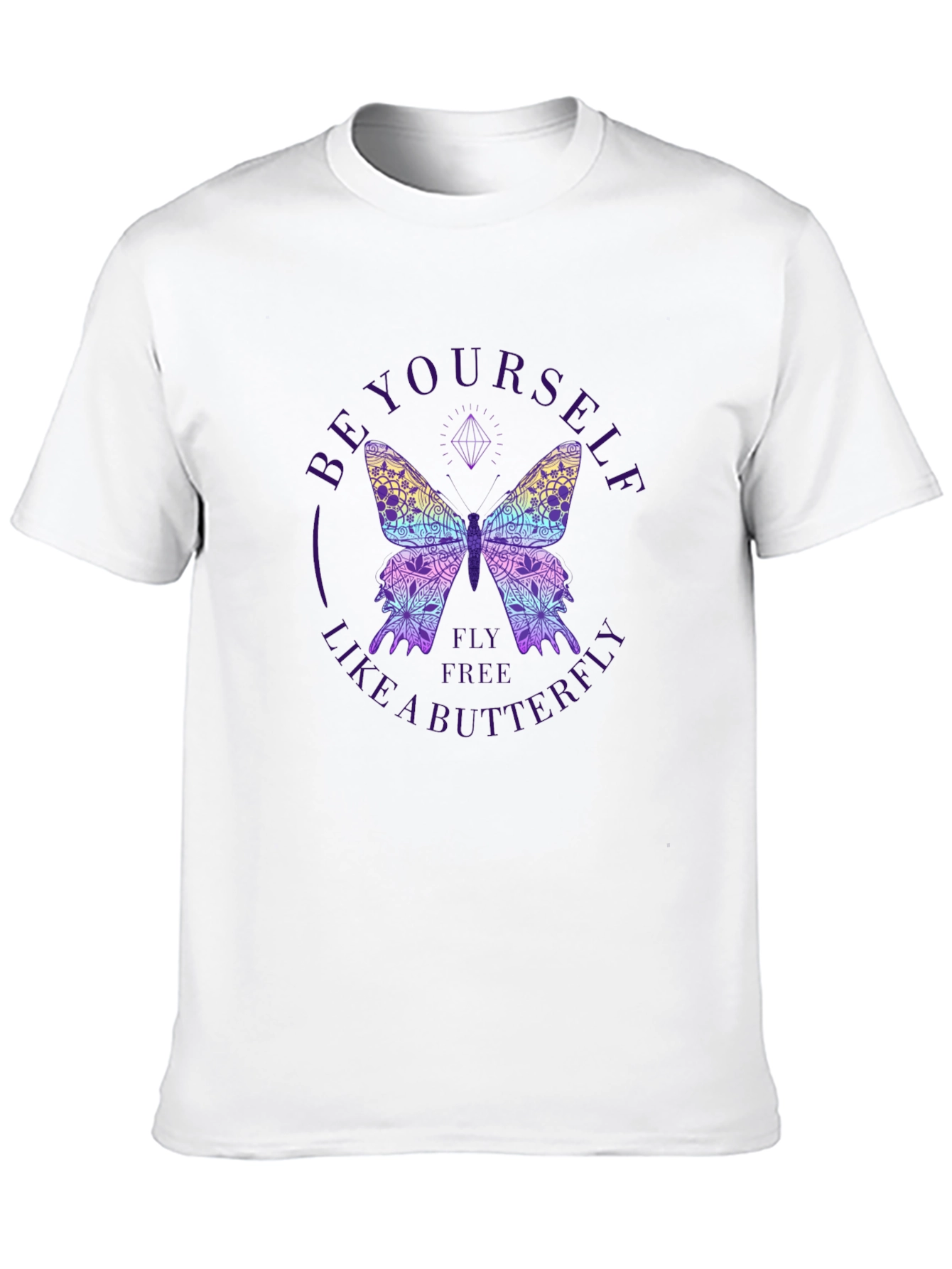 Be Yourself Butterfly Graphic Tee
