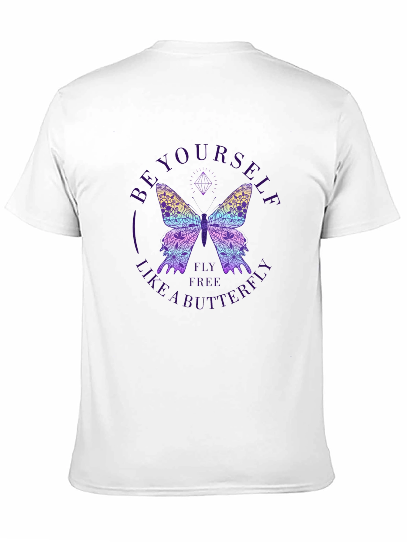 Be Yourself Butterfly Graphic Tee