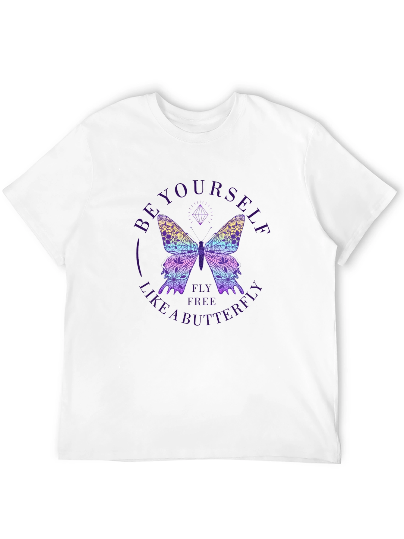Be Yourself Butterfly Graphic Tee