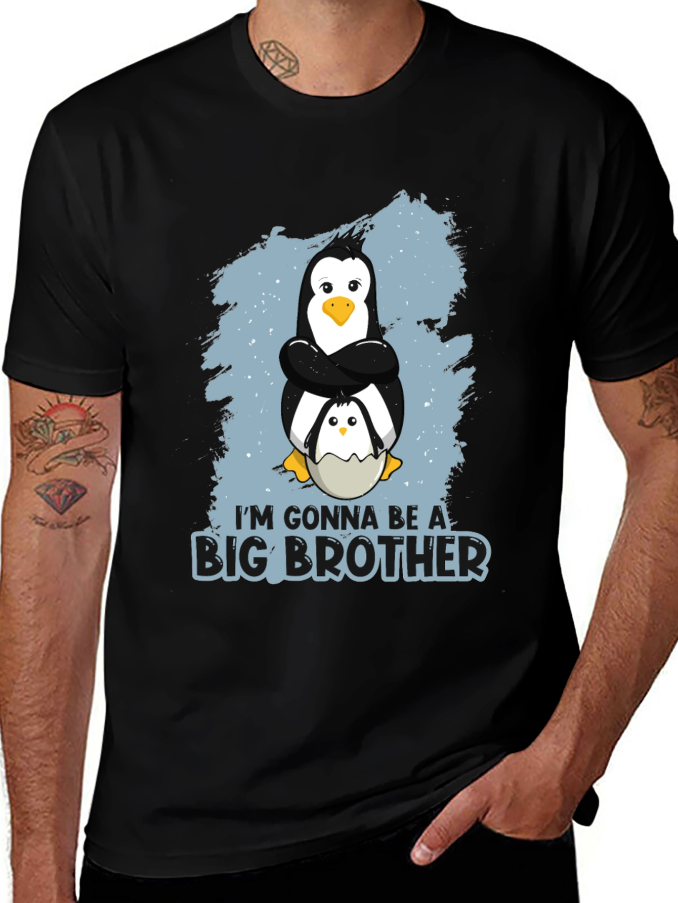 Big Brother Penguin T-Shirt