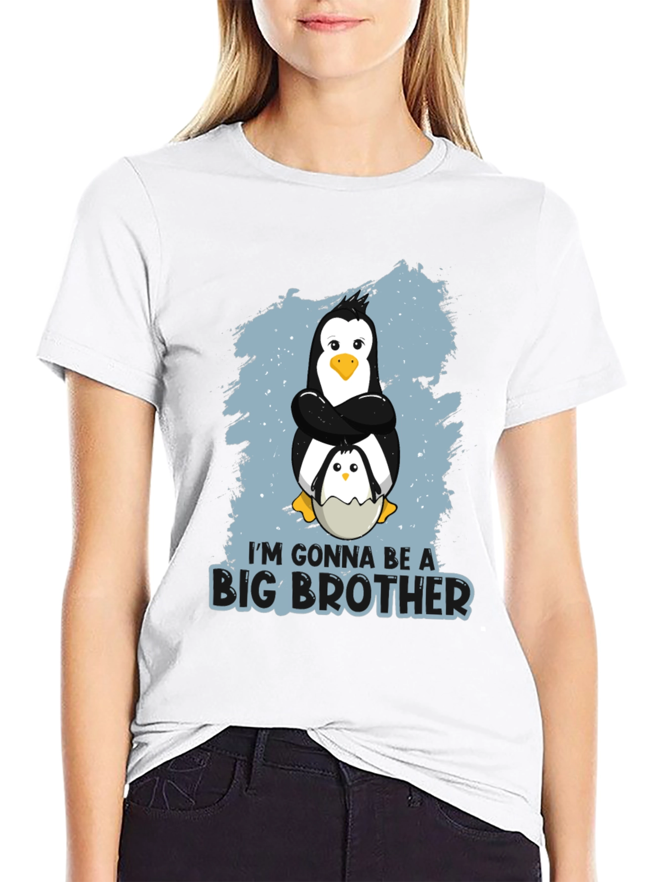 Big Brother Penguin T-Shirt