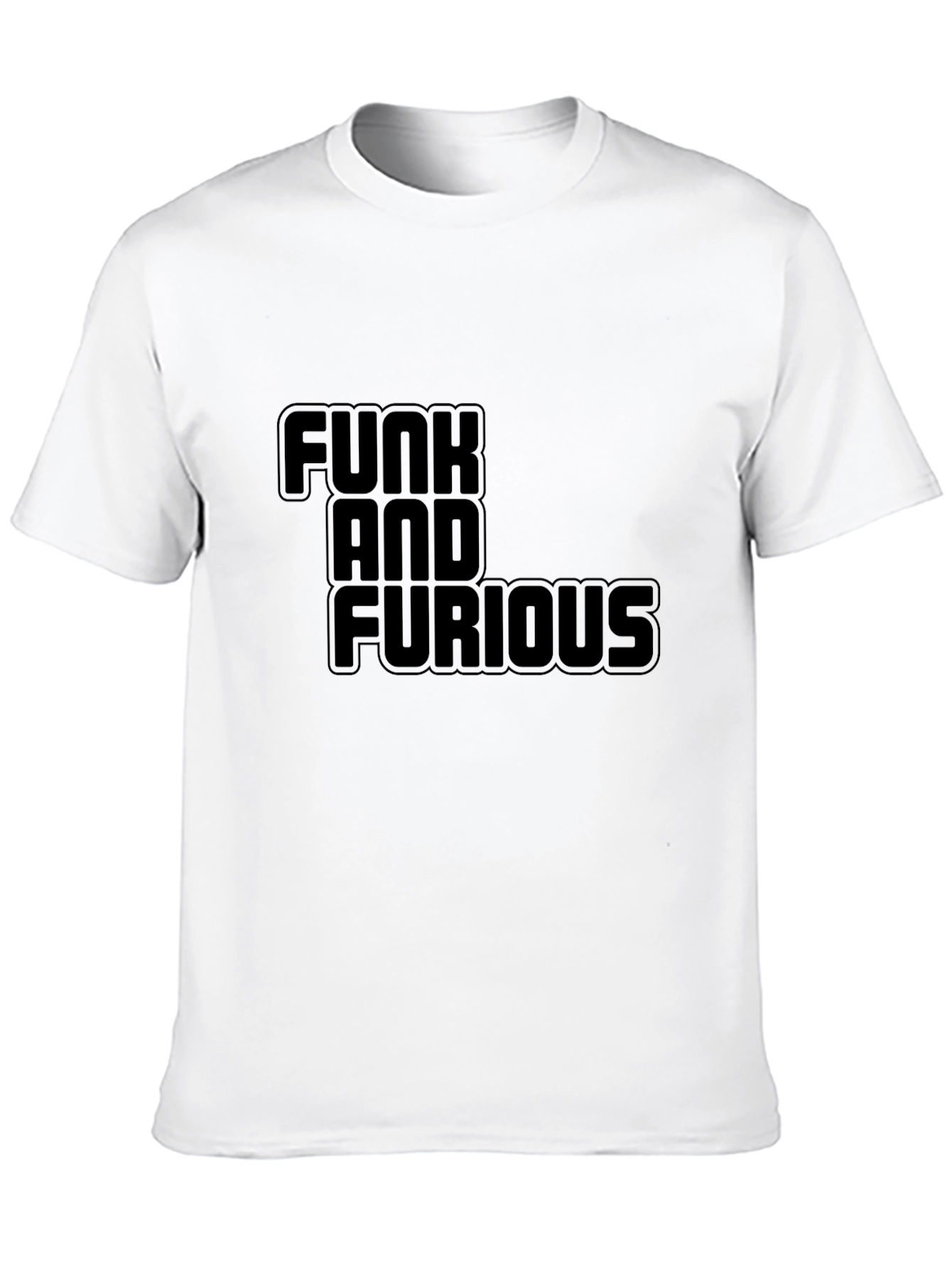 Funk and Furious T-Shirt - Bold Black Tee