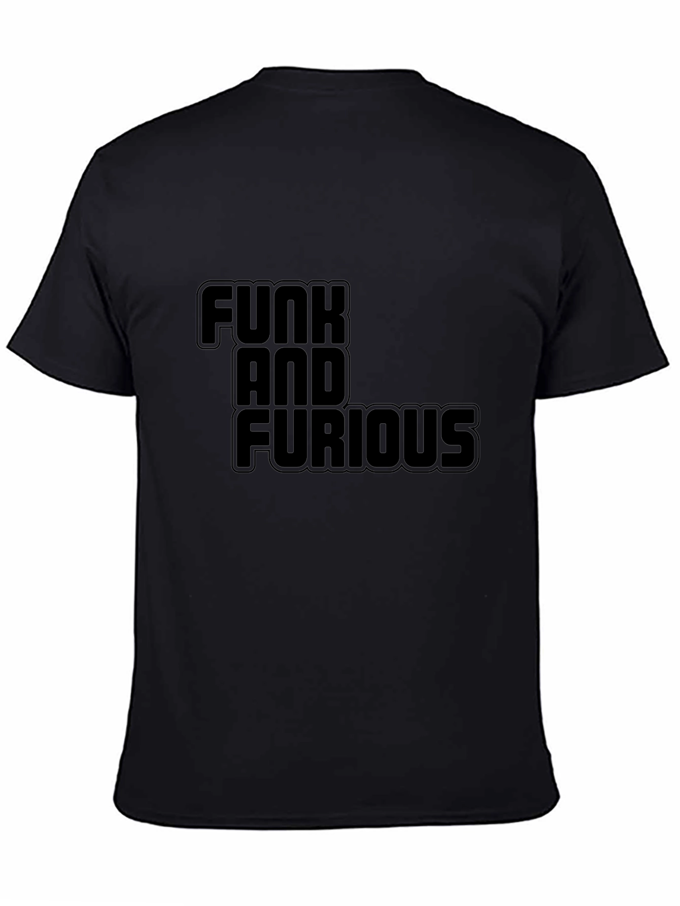 Funk and Furious T-Shirt - Bold Black Tee
