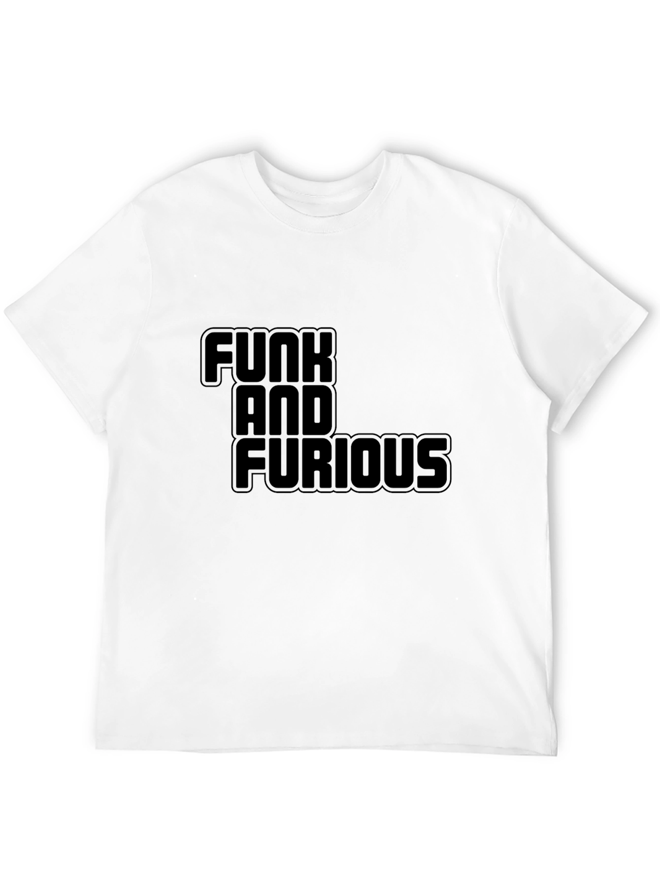 Funk and Furious T-Shirt - Bold Black Tee