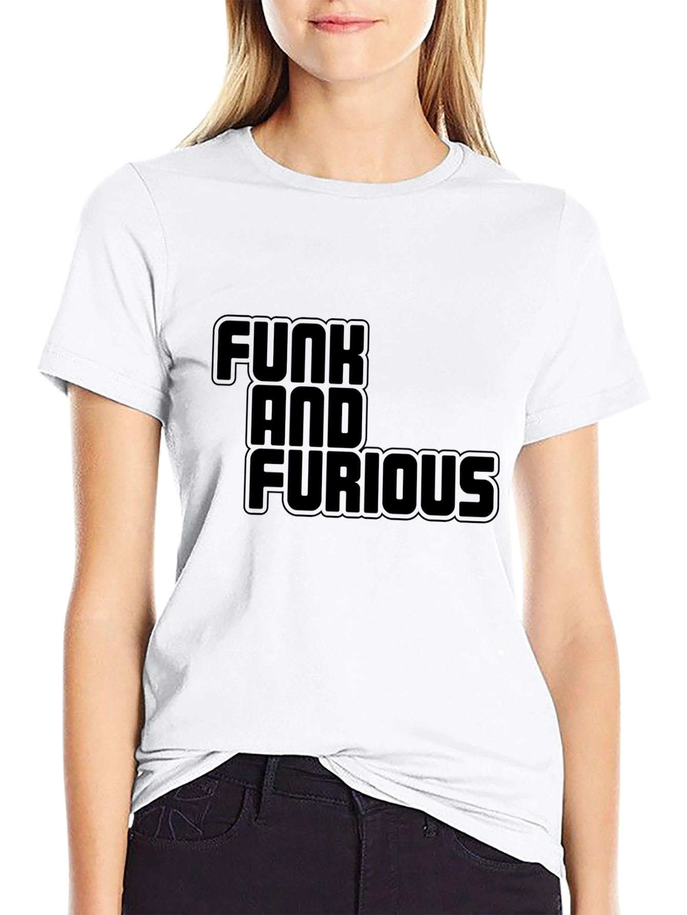 Funk and Furious T-Shirt - Bold Black Tee