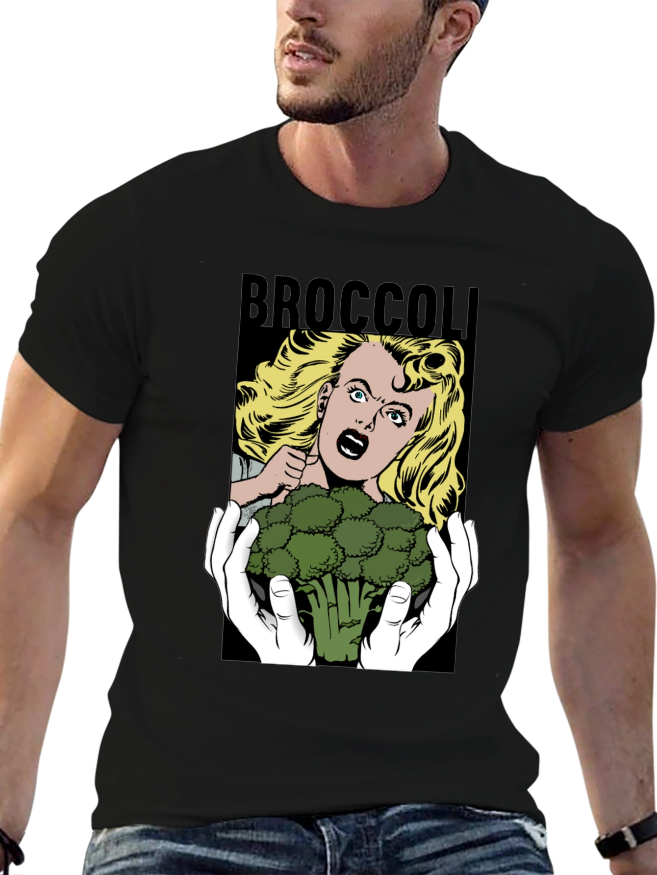 Broccoli Horror T-Shirt - Funny Graphic Tee