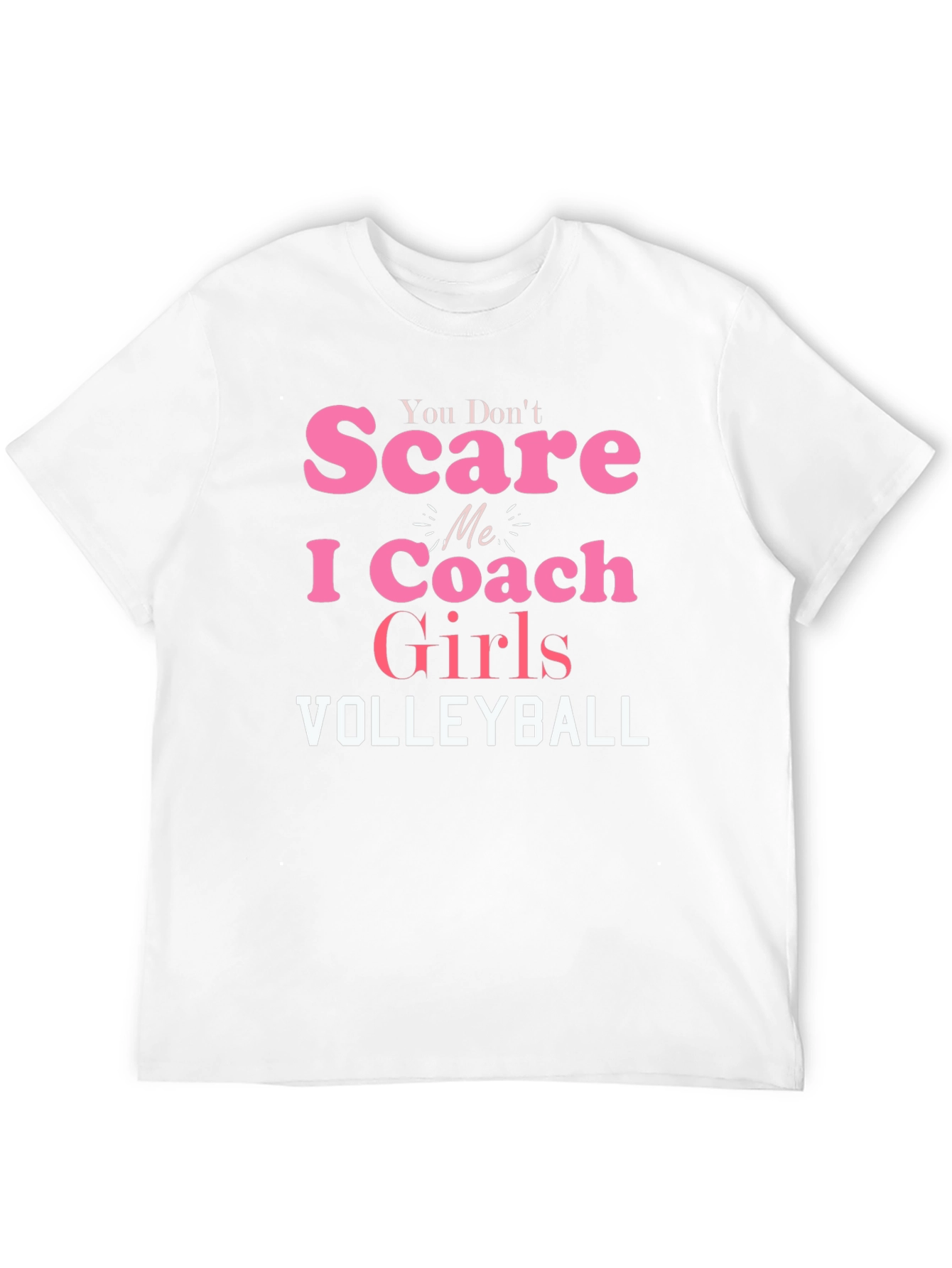 Girls Volleyball Coach T-Shirt Funny