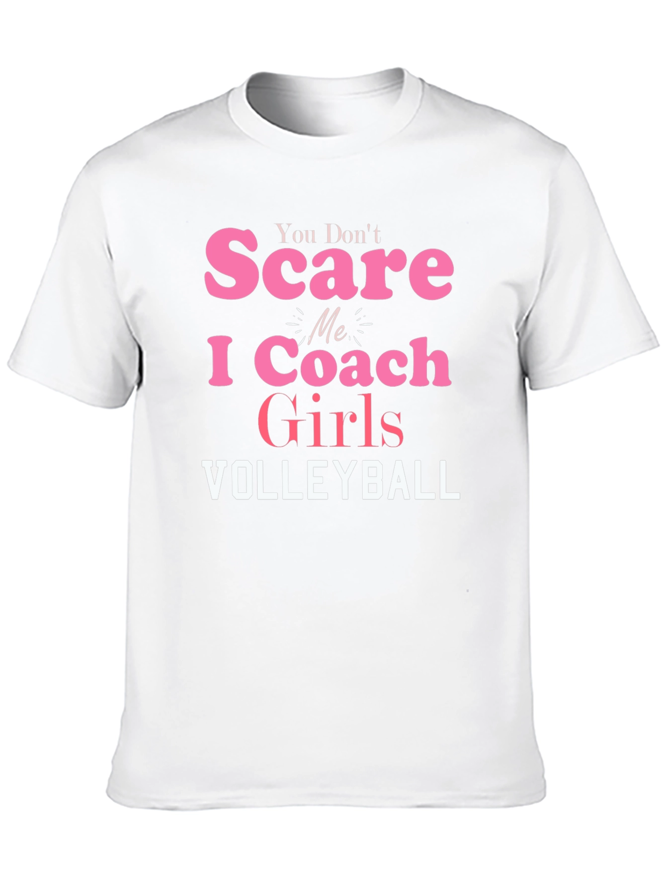 Girls Volleyball Coach T-Shirt Funny