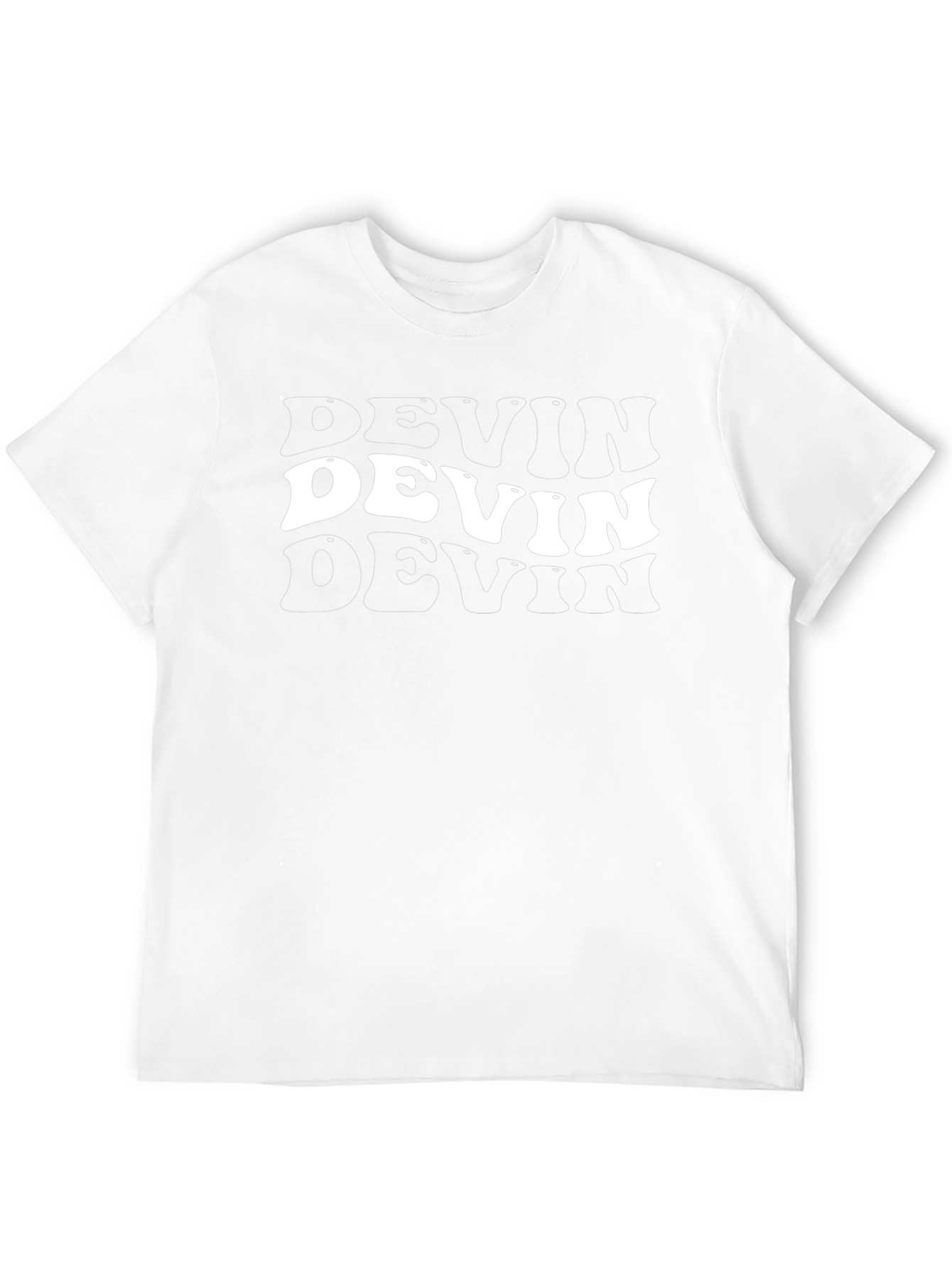 Devin Graphic Print Black T-Shirt