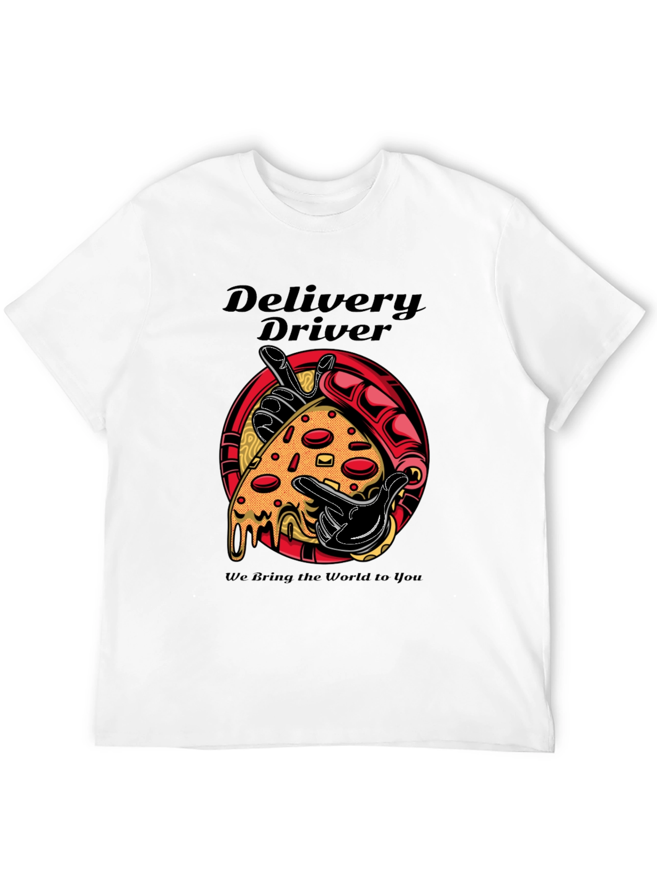 Pizza Delivery Driver Graphic T-Shirt