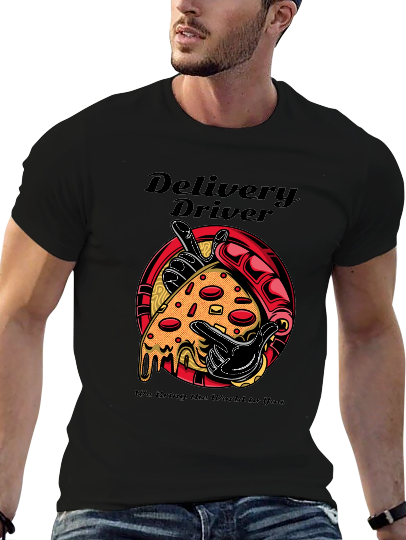 Pizza Delivery Driver Graphic T-Shirt